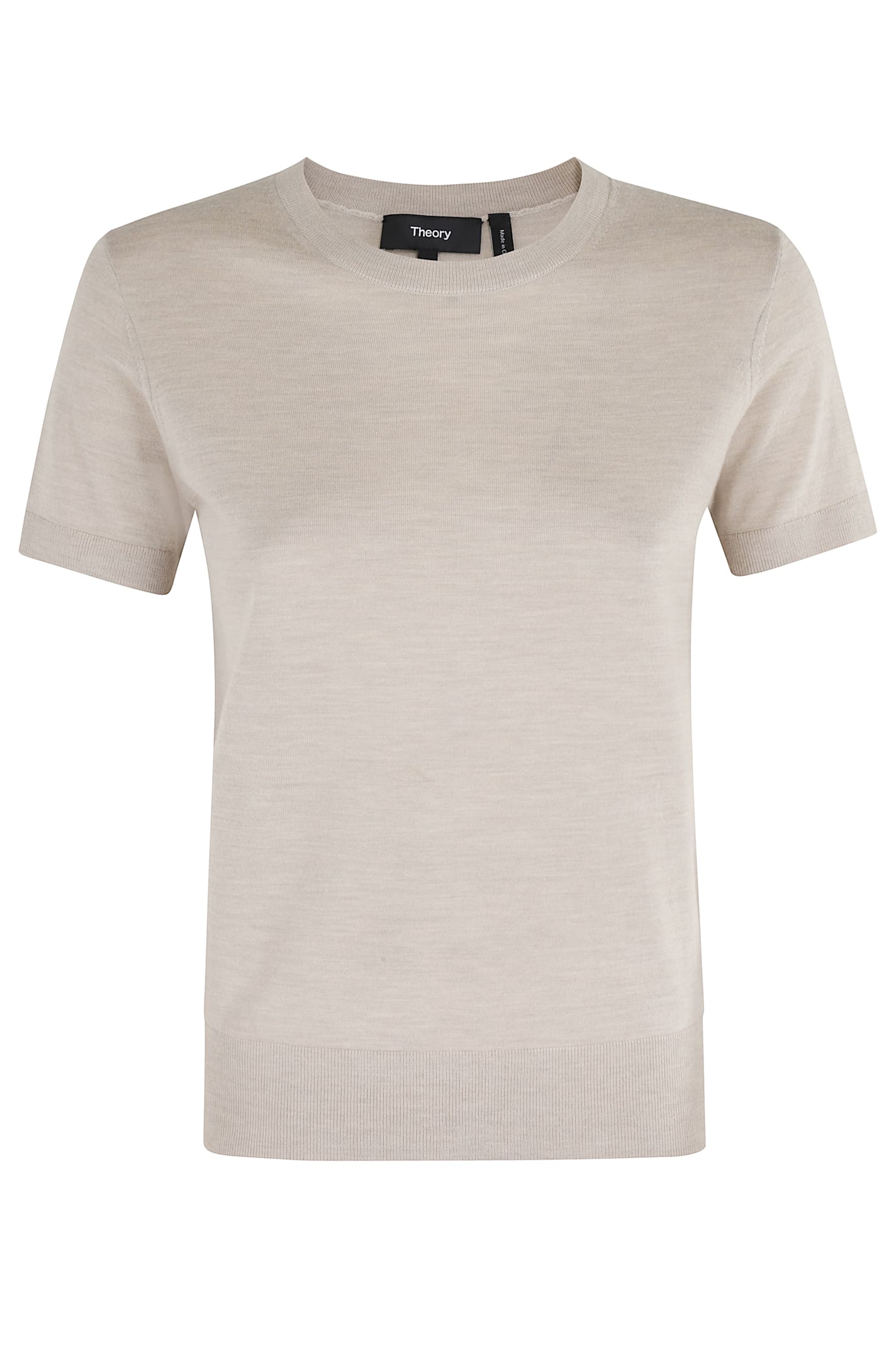 Theory Basic Tee P Regal Me In Neutral