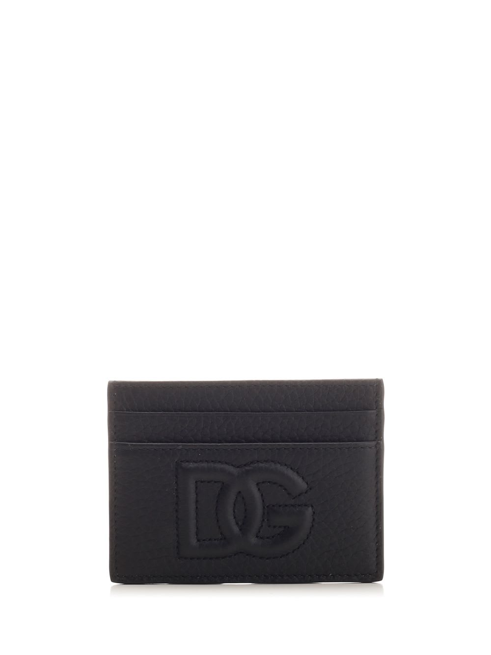 Shop Dolce & Gabbana Dg Logo Card Holder In Black