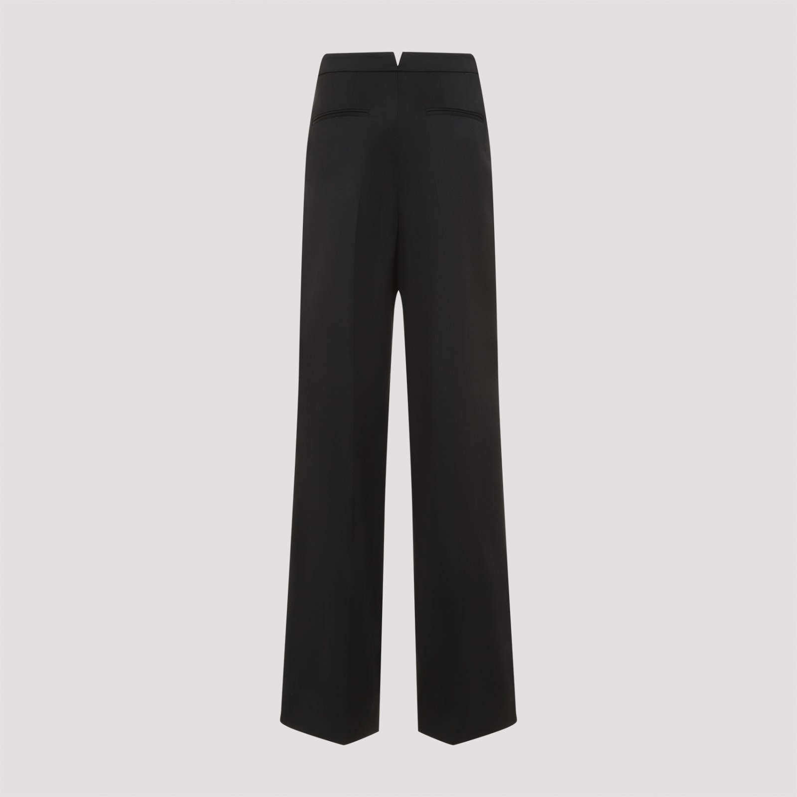 Shop Givenchy Wool Pants In Black