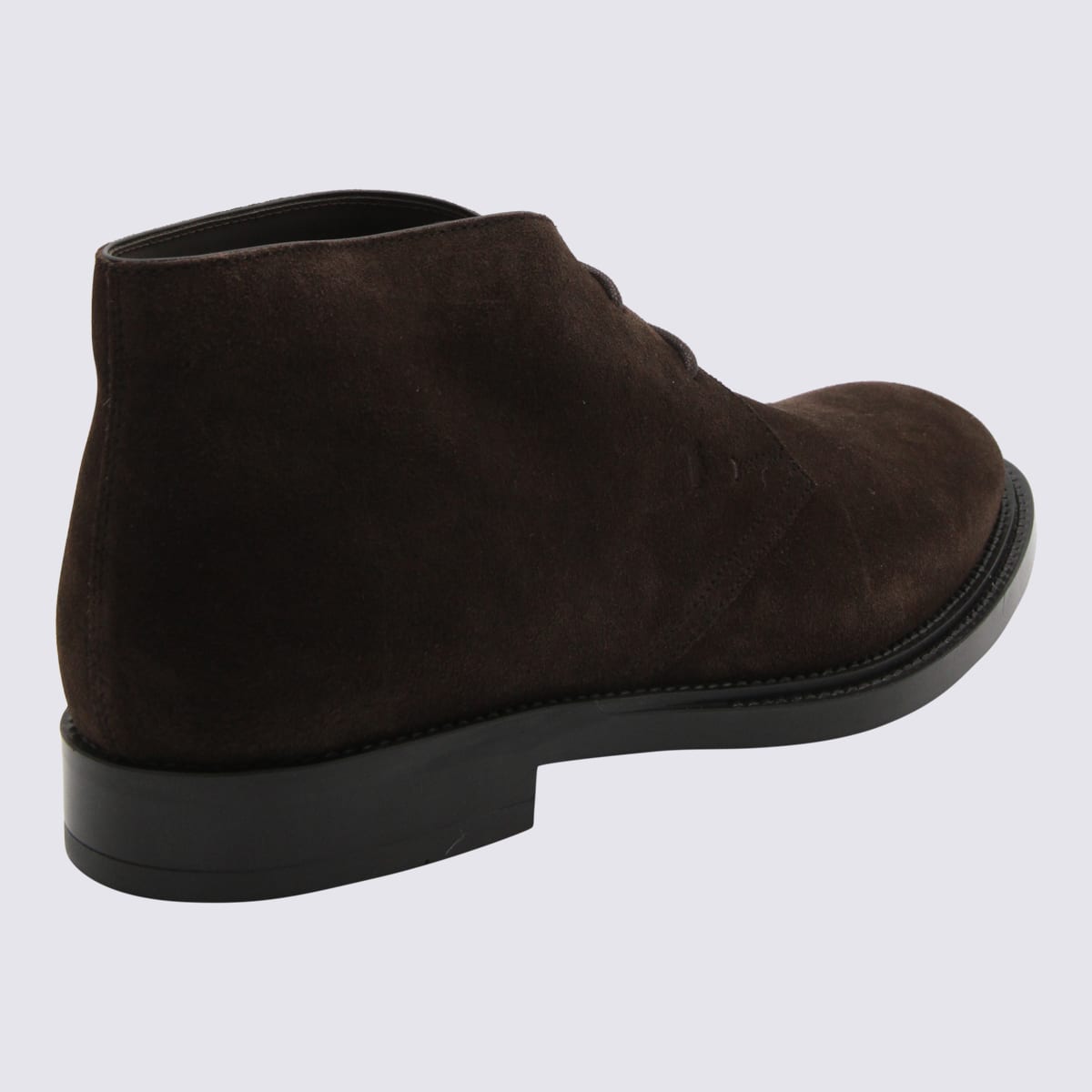 Shop Tod's Brown Suede Boots