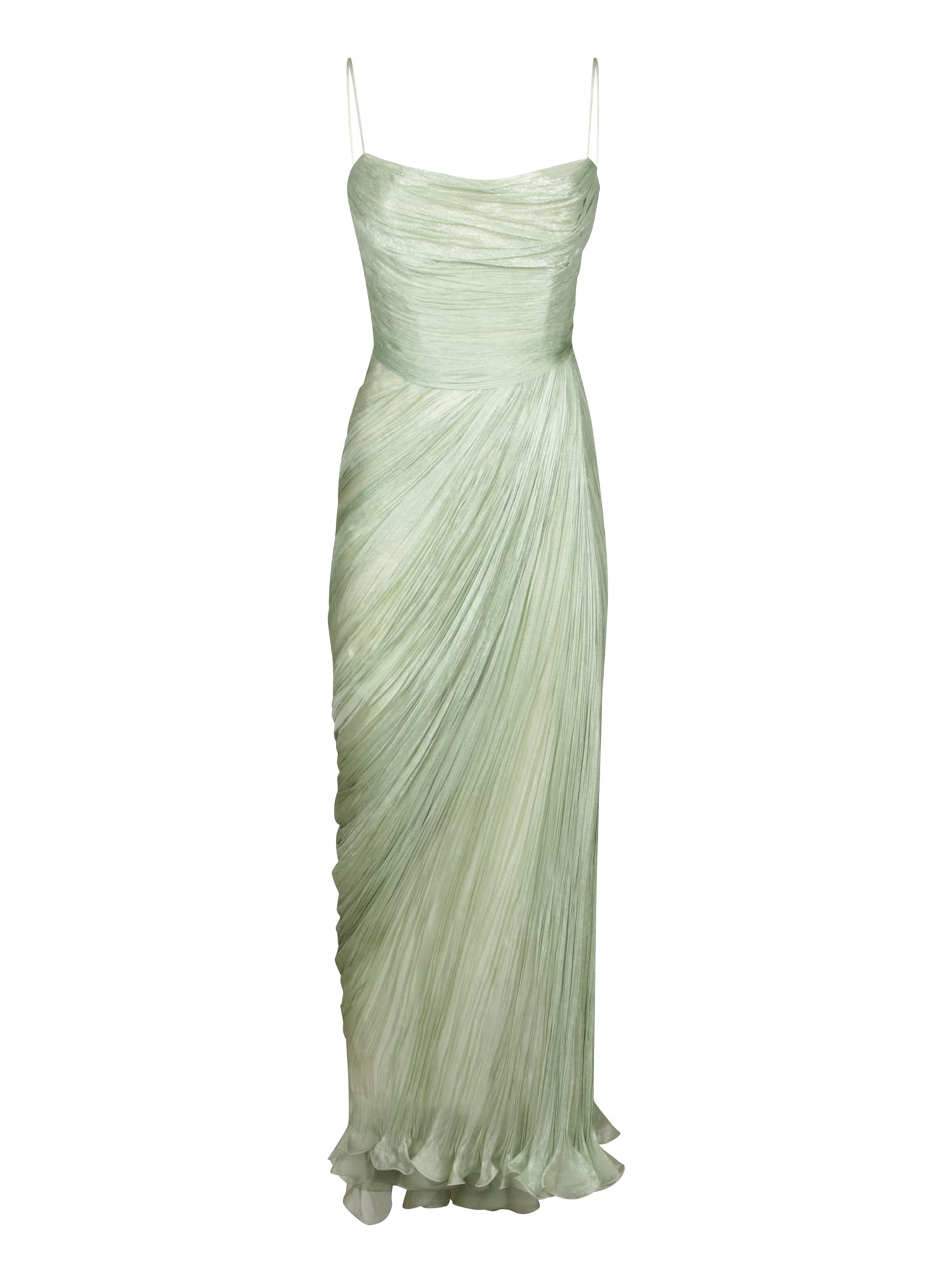 Maria Lucia Hohan Regina Gown In Aqua Green