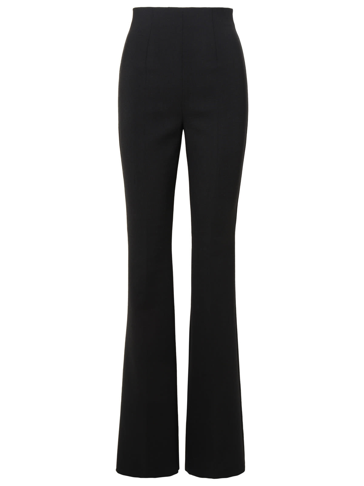 SPORTMAX CLOWN BLACK STRETCH WOOL PANTS