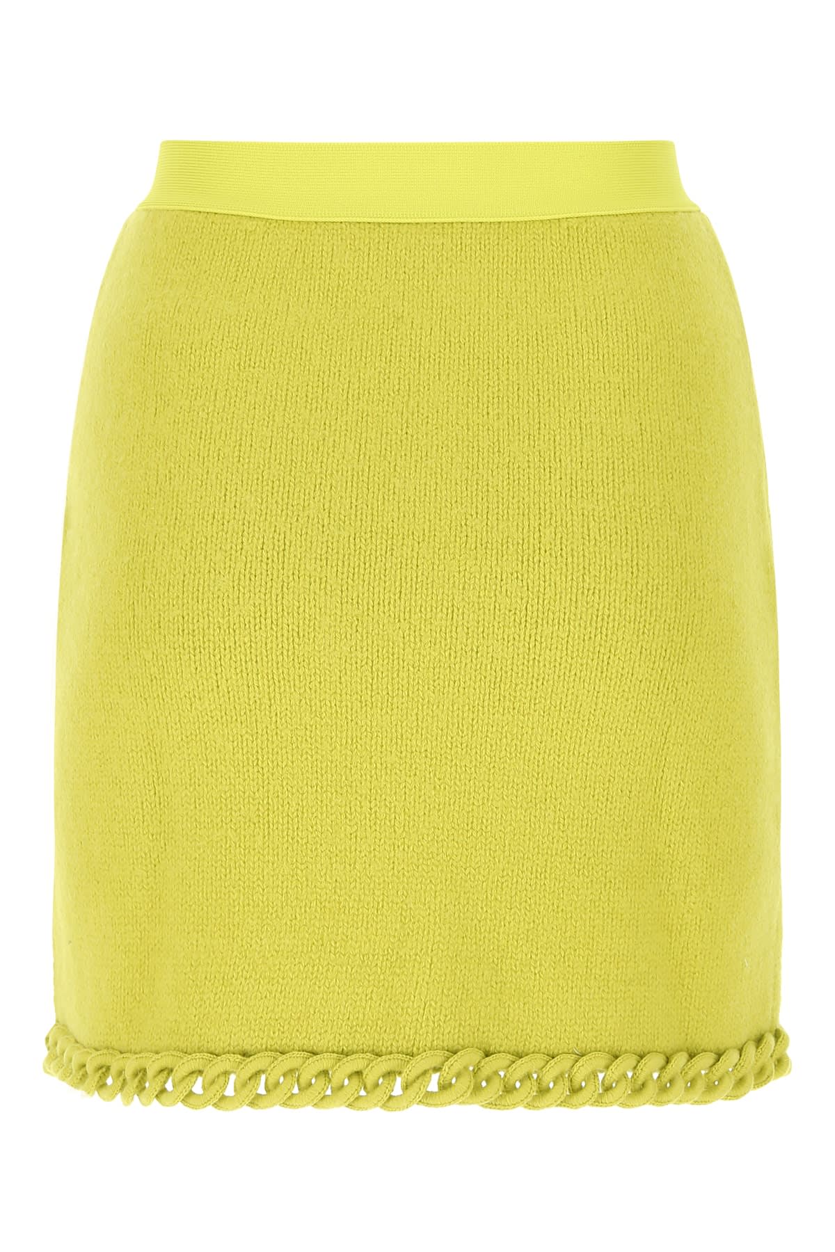 Bottega Veneta Chenille Twisted Mesh Skirt In 7275
