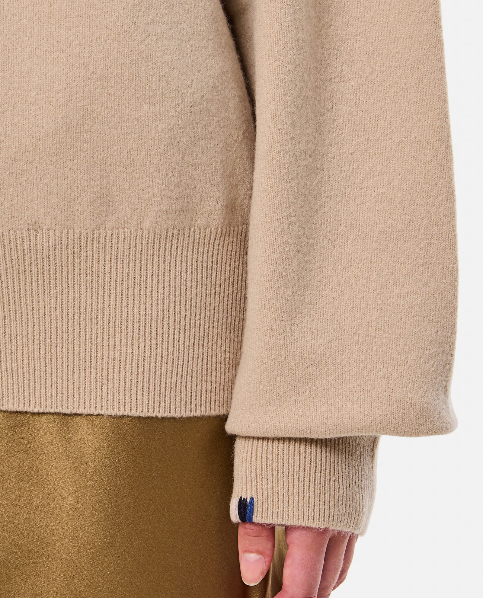 Shop Extreme Cashmere Tes Cashmere Sweater In Beige