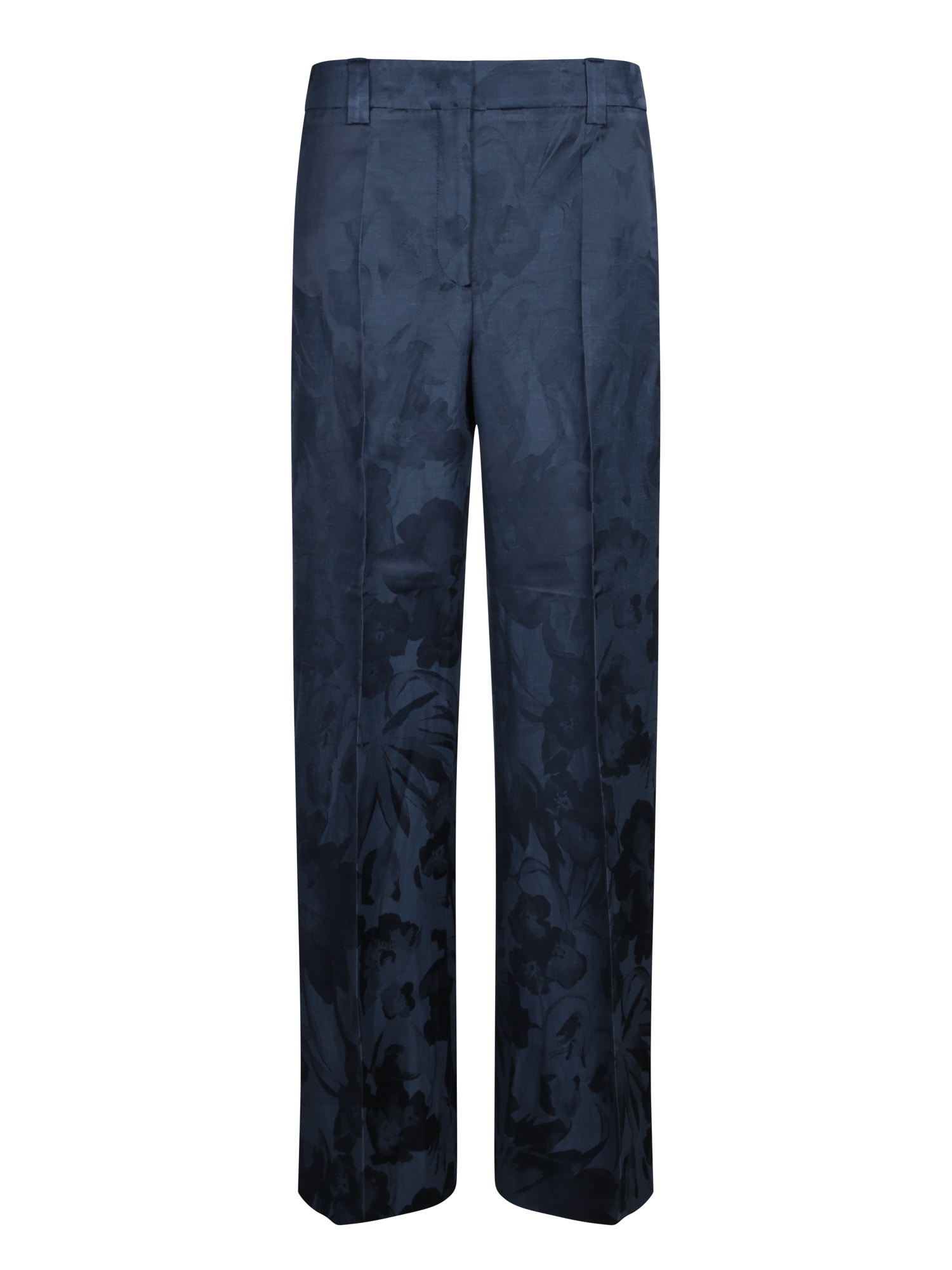 Incotex Belt Loops Slacks In Blue