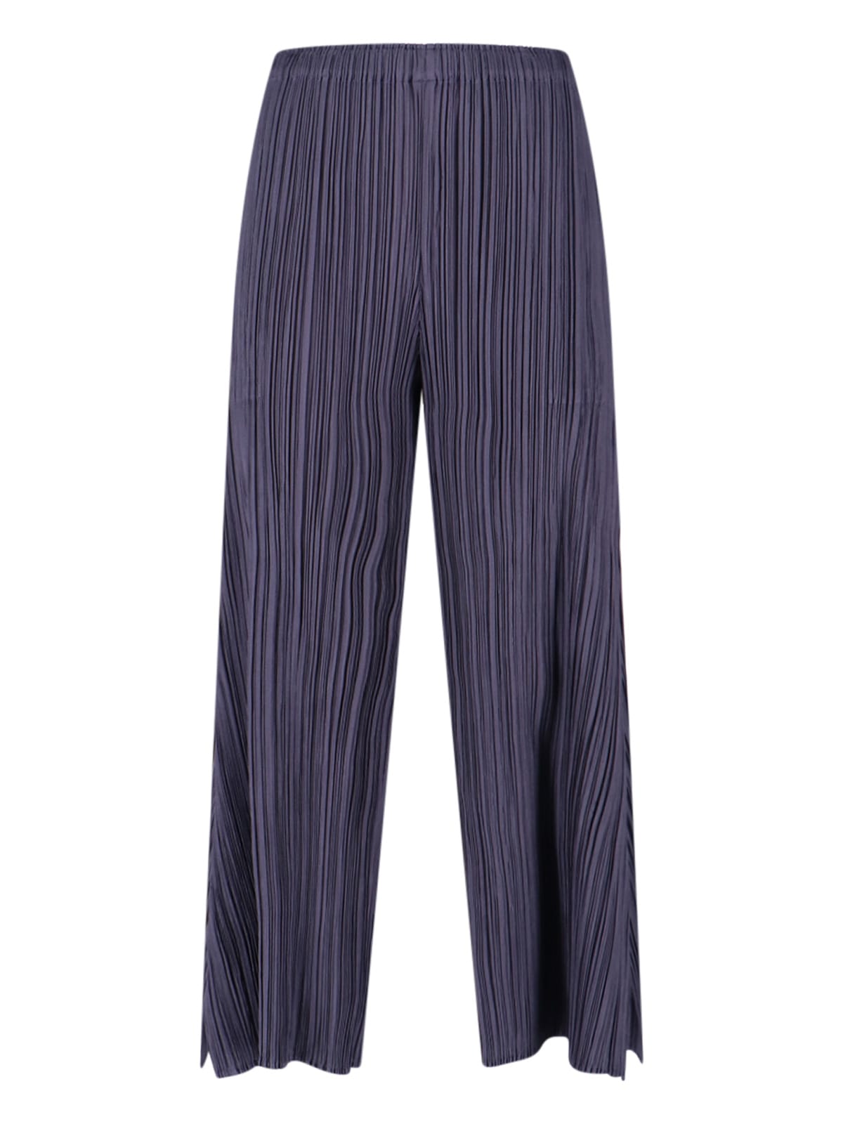 Issey Miyake Pleated Pants In Gray