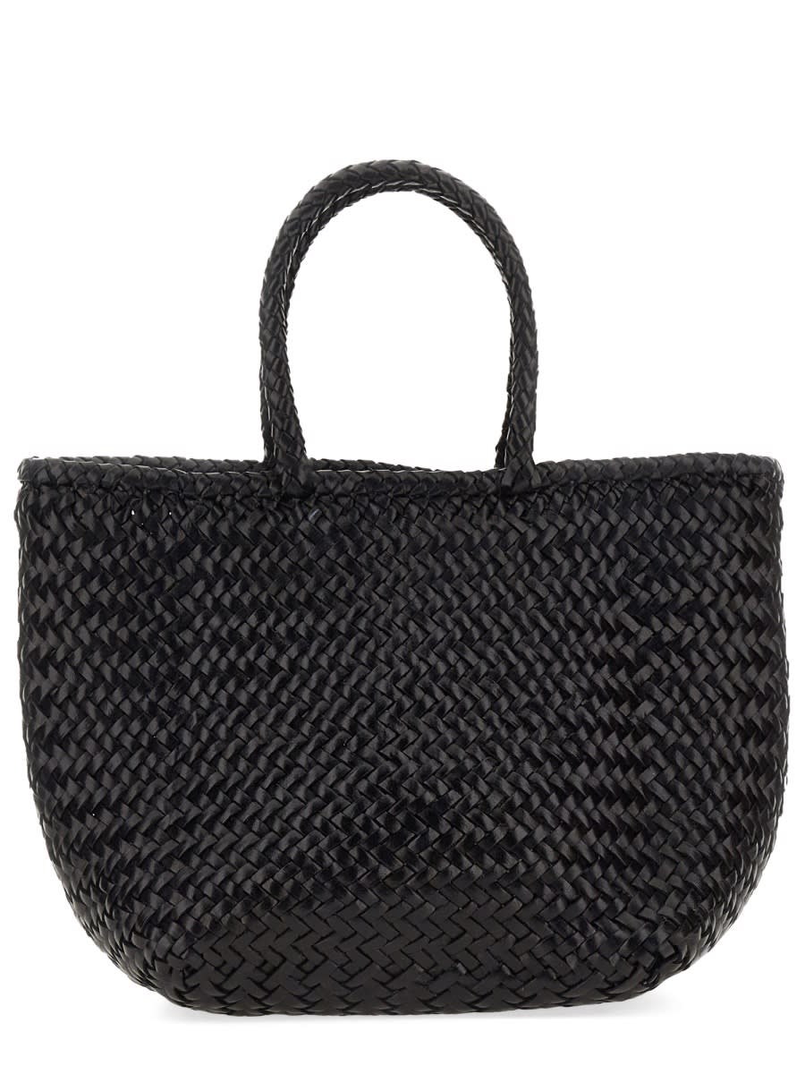 Dragon Diffusion Small Grace Basket Bag In Black
