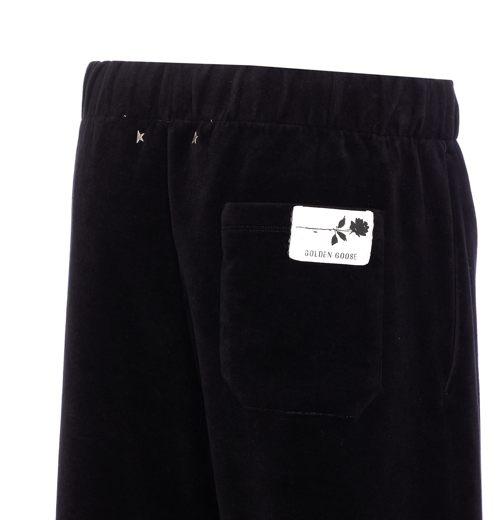 Golden Goose Cotton Wide-leg Trousers In Black