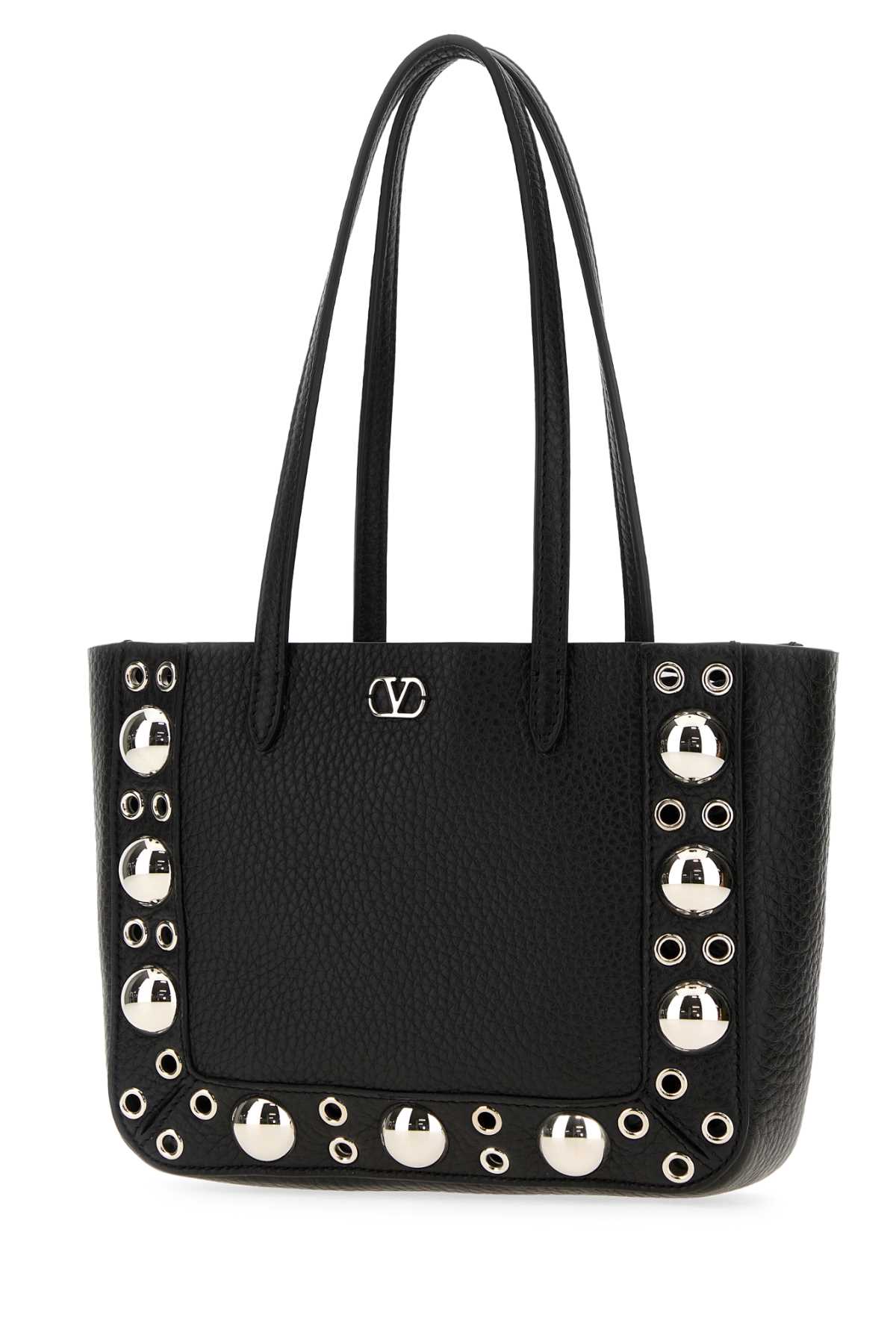 Valentino Black Nellcote Mini Tote In Black