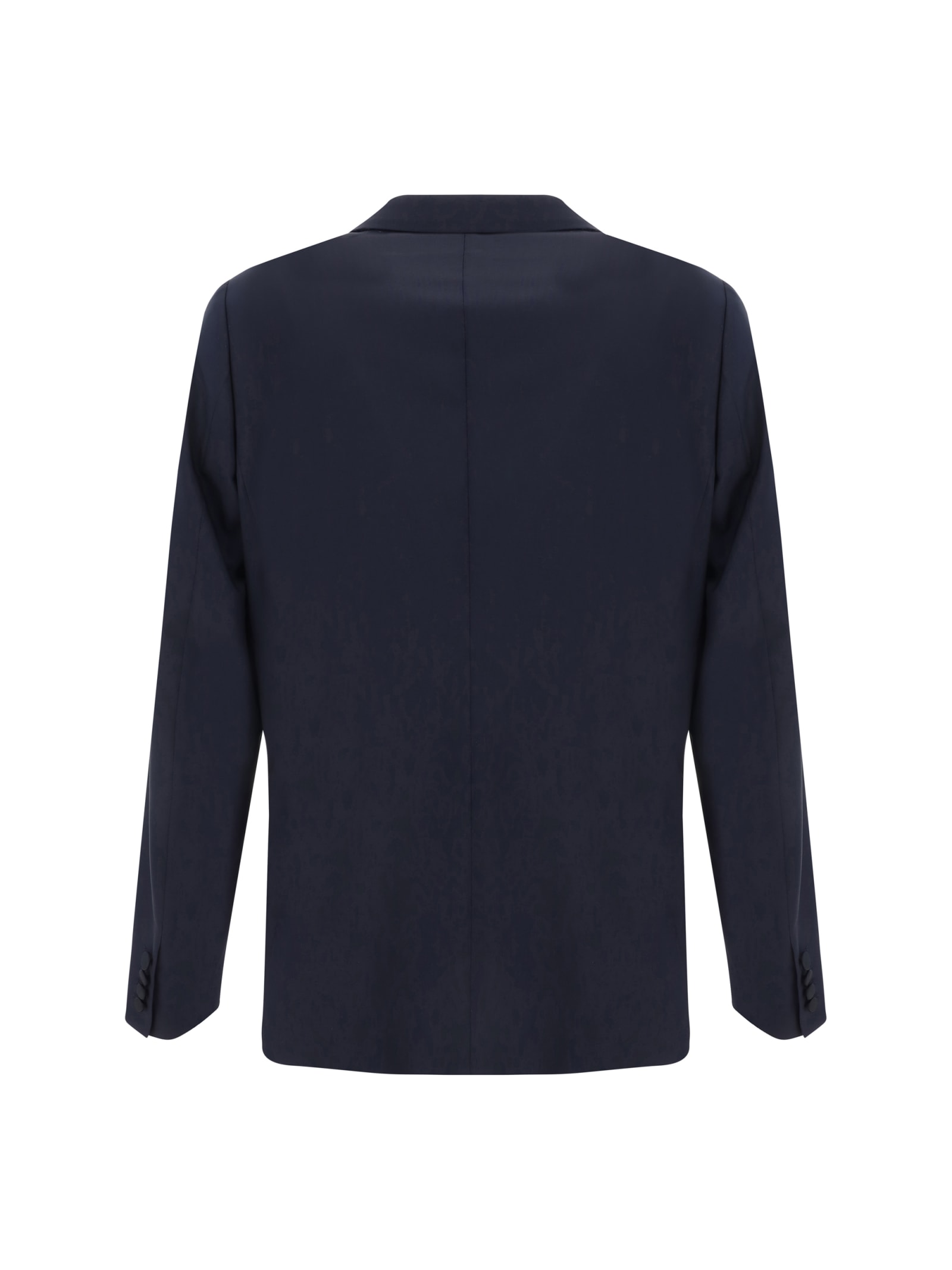 Shop Paul Smith Evening Blazer Jacket In 49_very Dark Navy