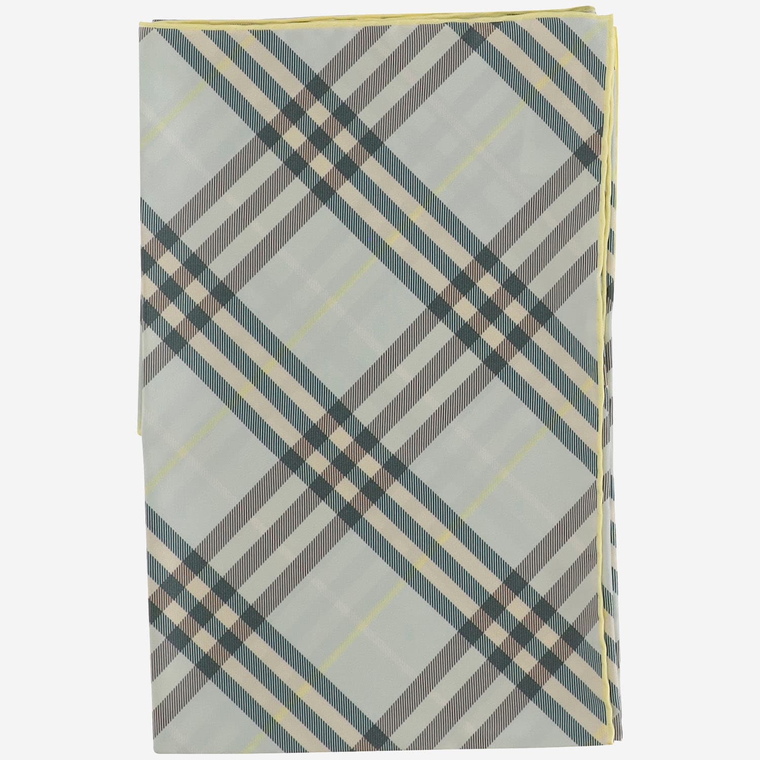 Silk Check Scarf