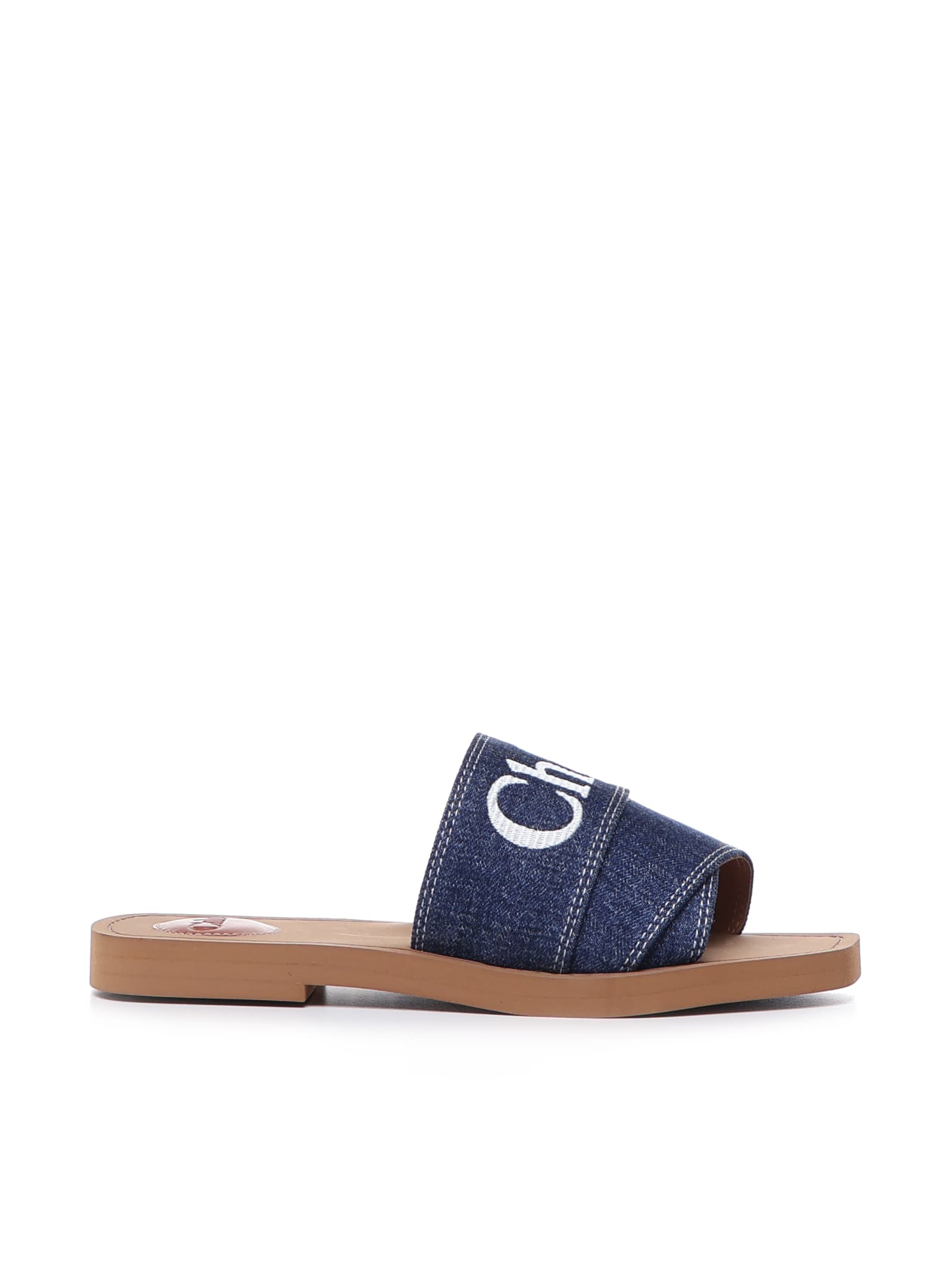 CHLOÉ WOODY FLAT SABOT