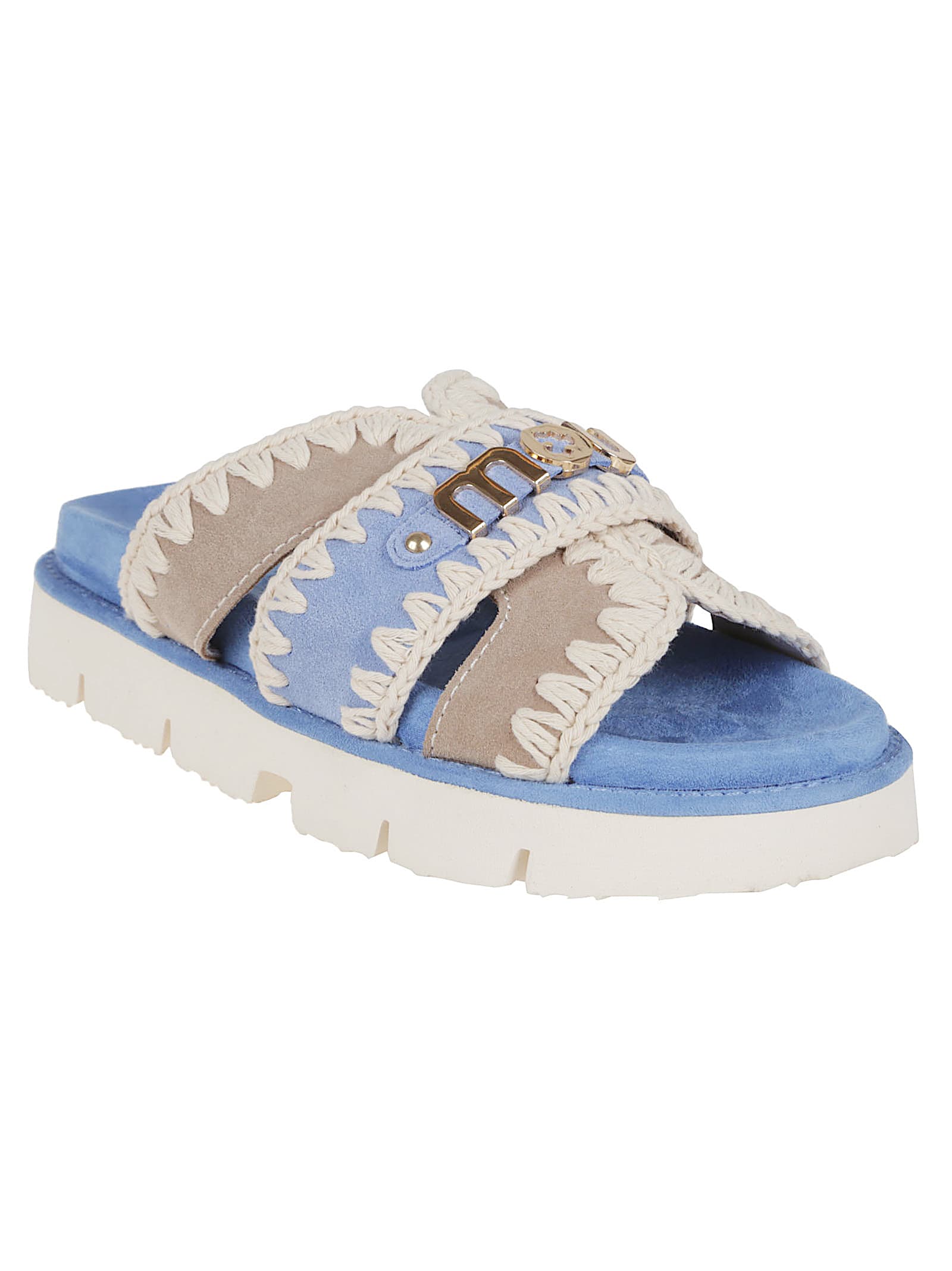 MOU BIO SANDAL BICOLOR - METAL LOG 