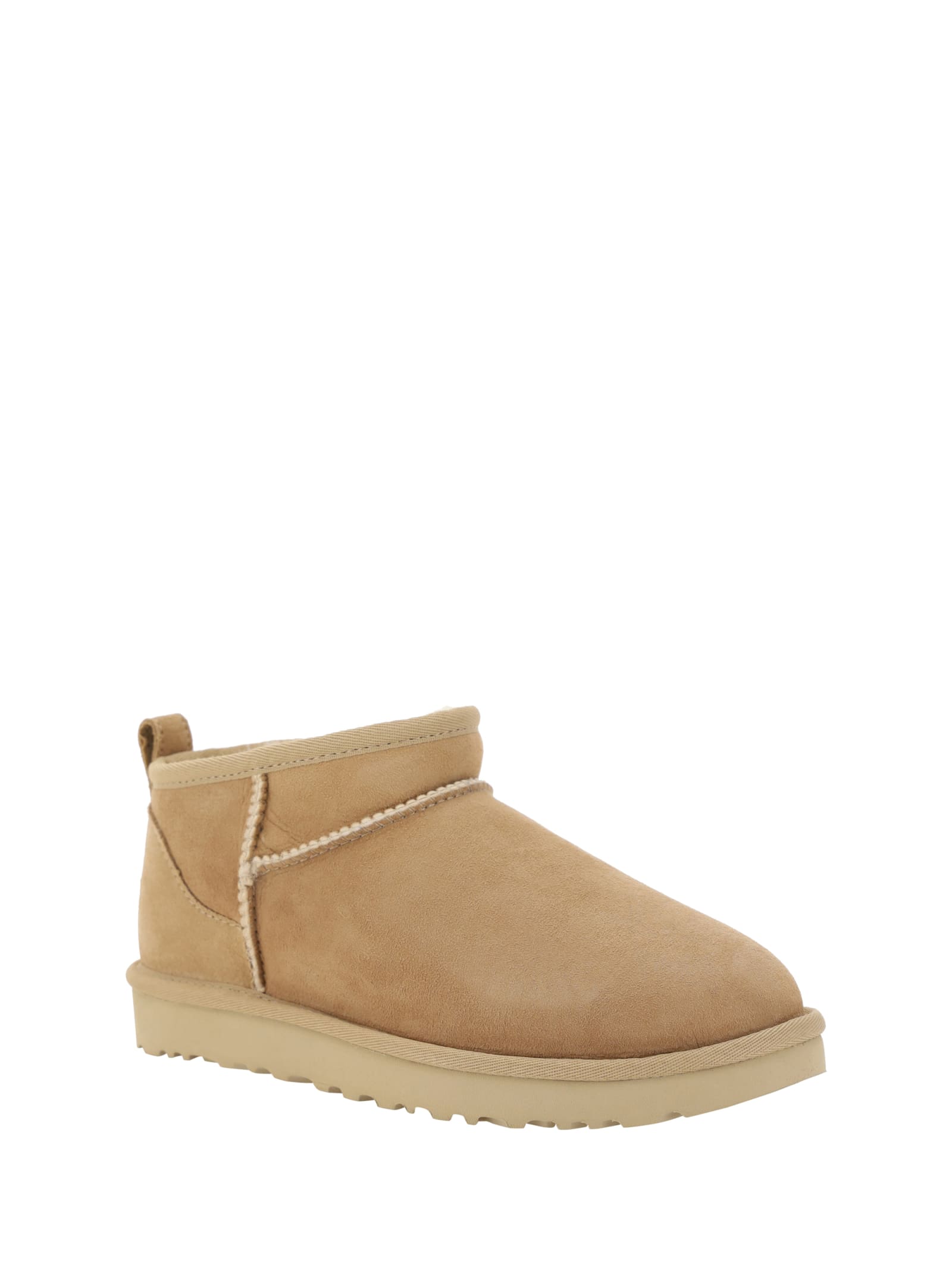 Shop Ugg Ultra Mini Boots In Sand