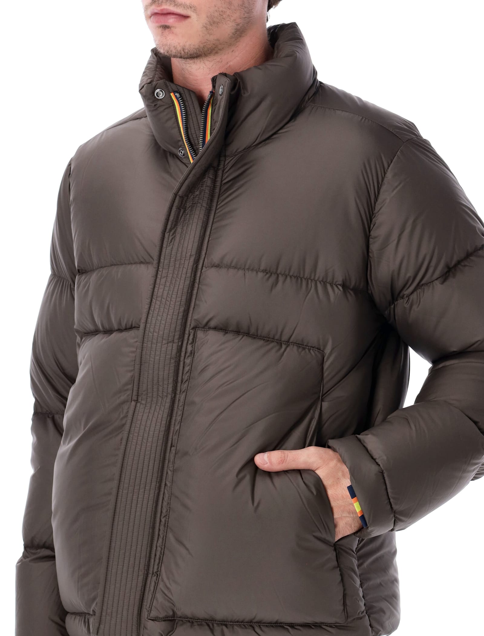 K-way Tuill Thermo Microfiber Down Jacket In Multi