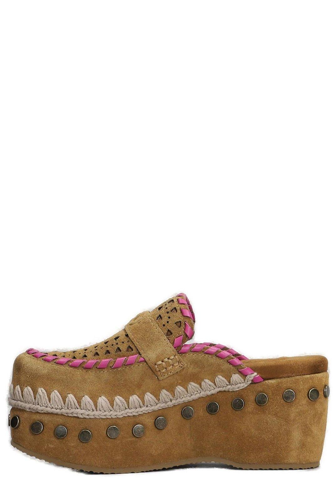 MOU OVERSTITCH CLOGS