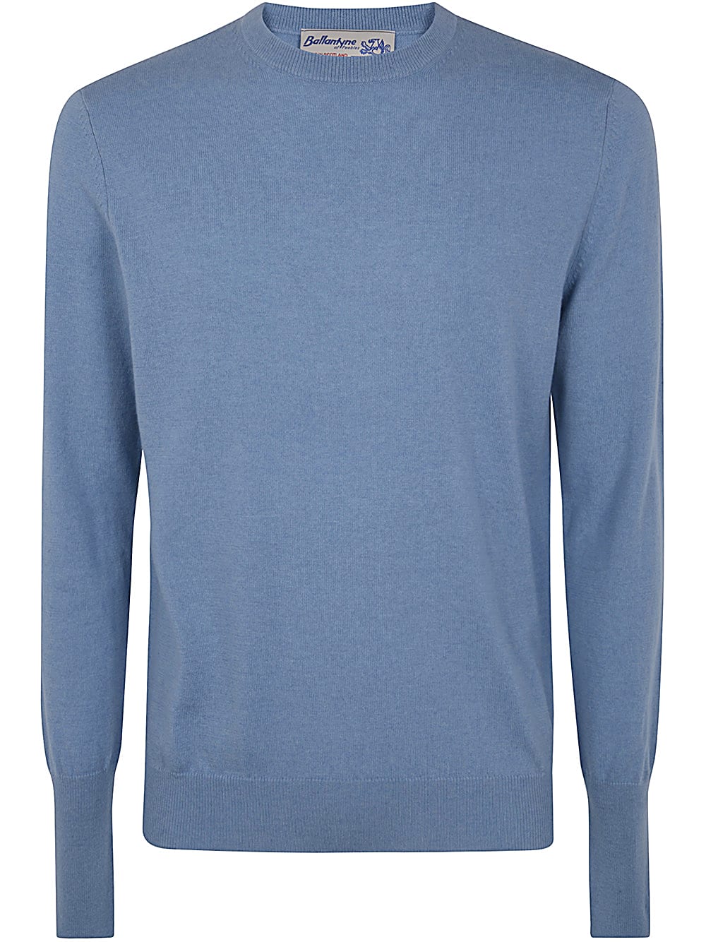 Shop Ballantyne Round Neck Pullover In Sugar Paper