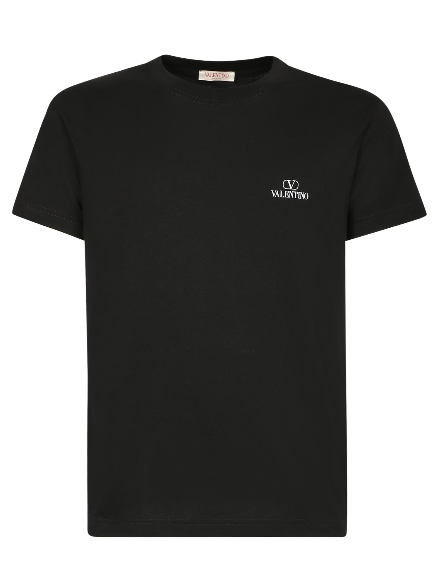 Valentino Simple T-shirt With Particular Vlogo On The Chest