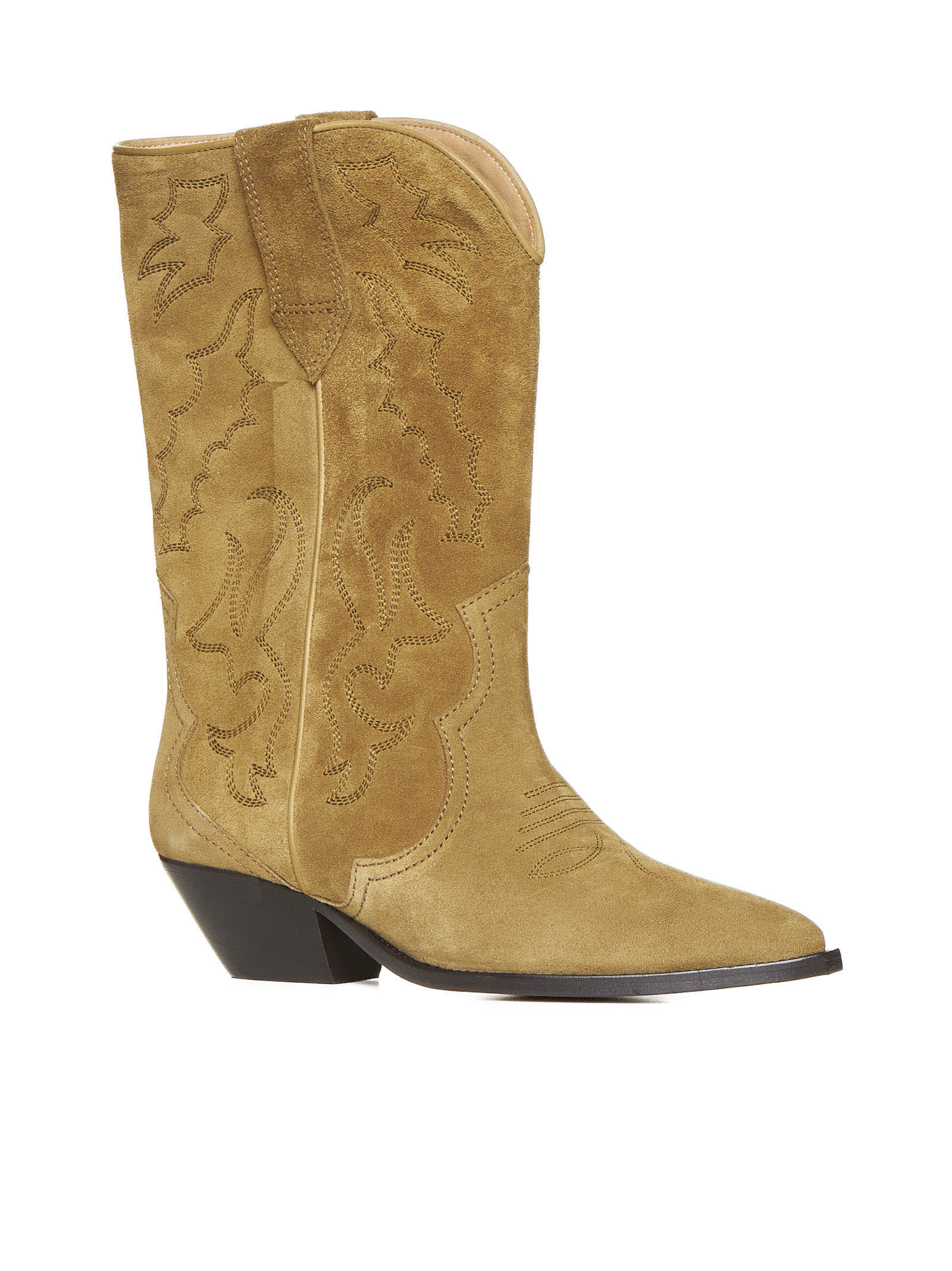 Shop Isabel Marant Boots In Beige