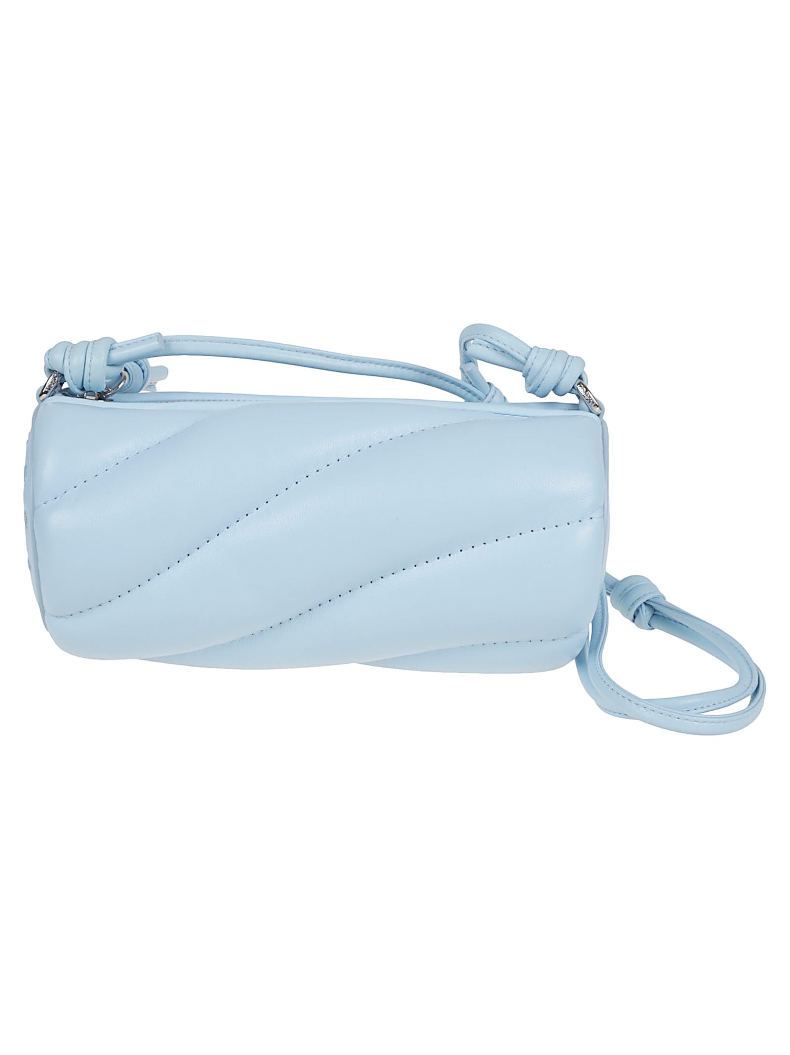 Light Blue Leather Mini Mella Bag