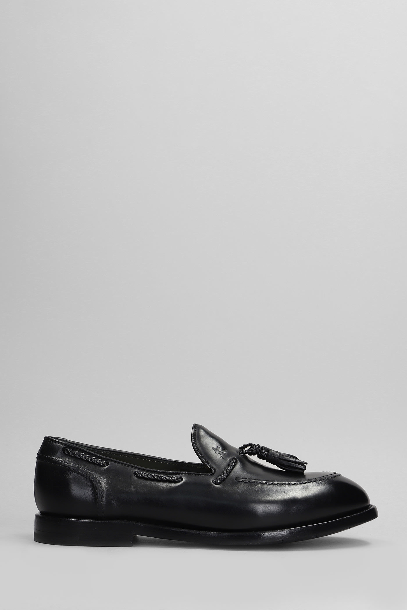 Loafers In Black Leather