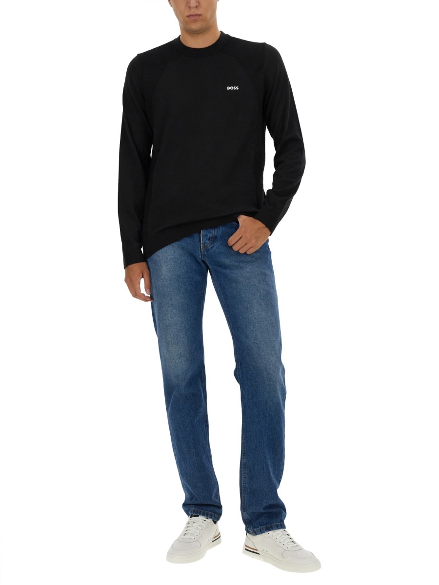 Hugo Boss T-shirt With Logo In Black