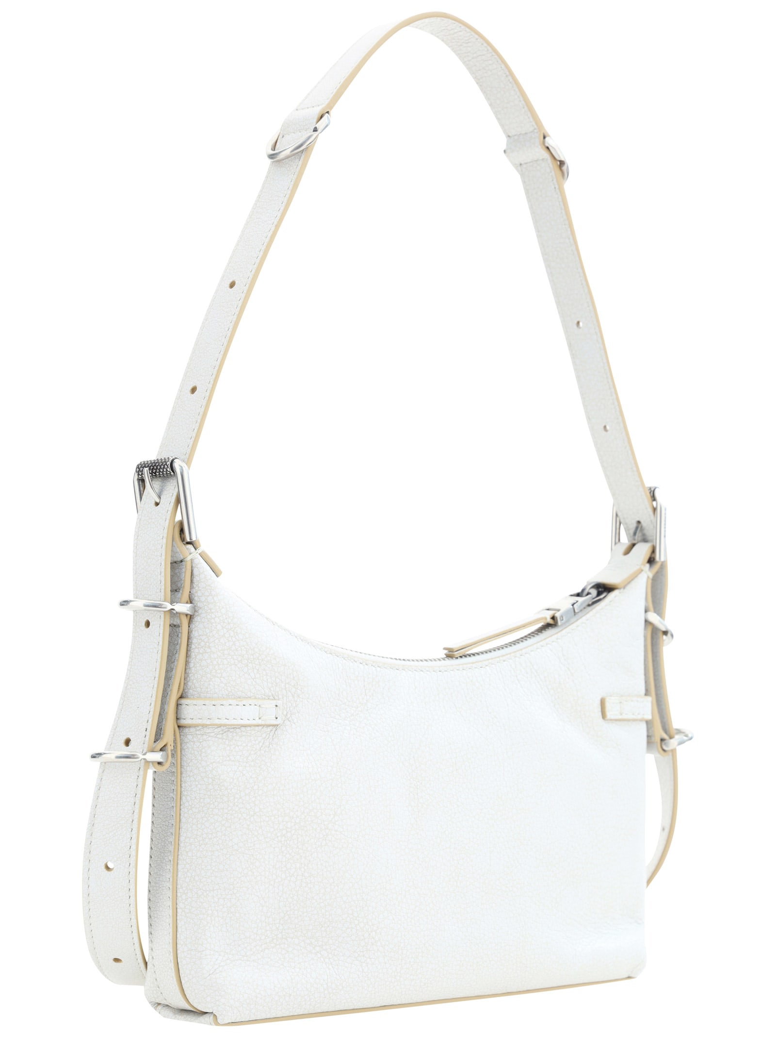 Shop Givenchy Voyou Mini Shoulder Bag In White
