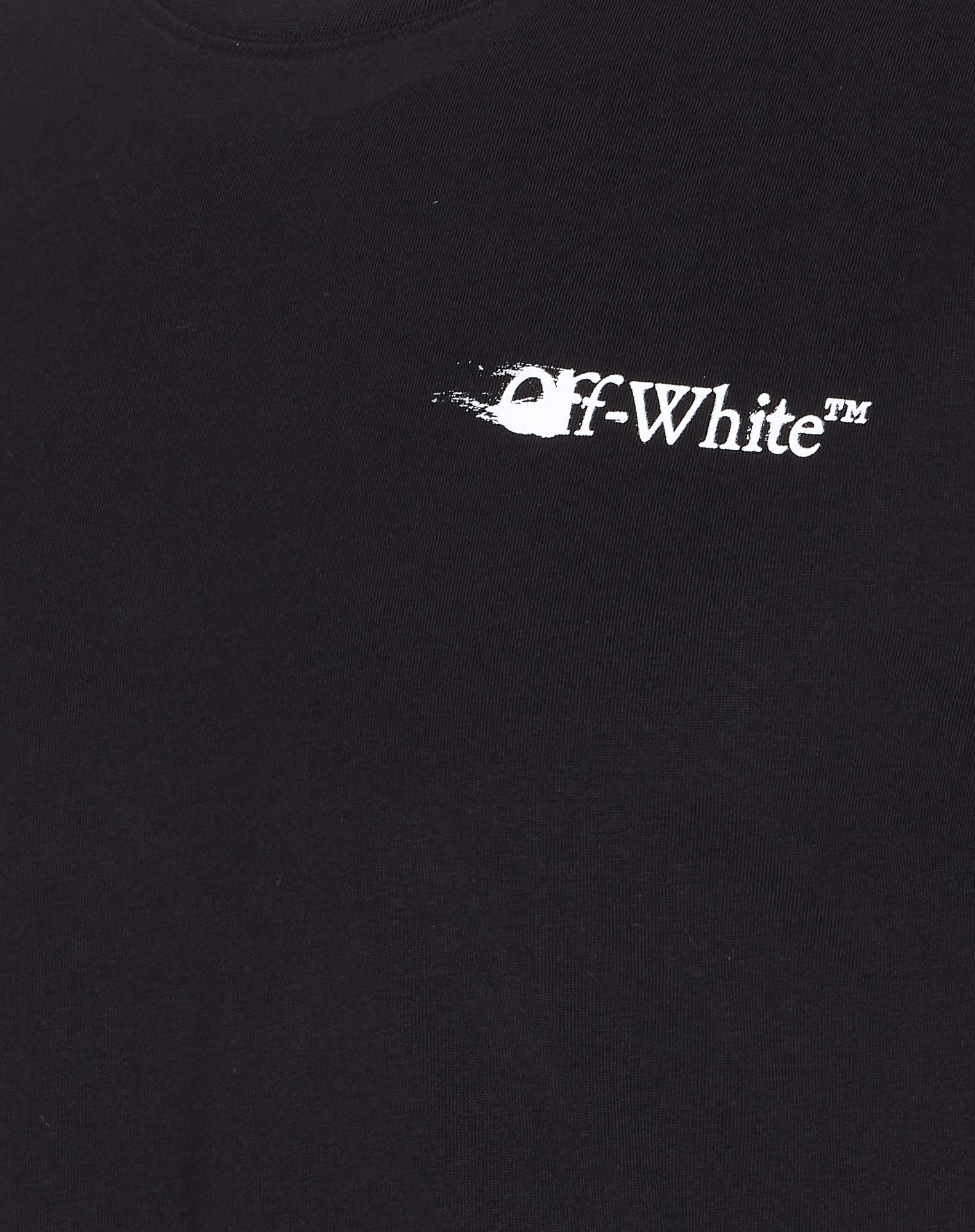 Off-white Arrow Print Crewneck Short Sleeve T-shirt In Black