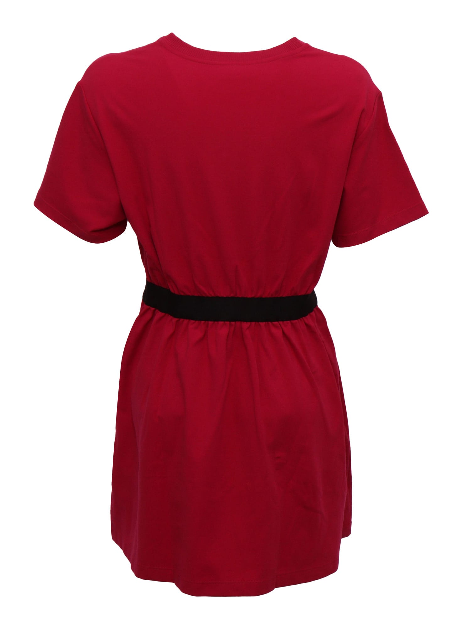 Dolce & Gabbana Short Sleeves Dress In Red
