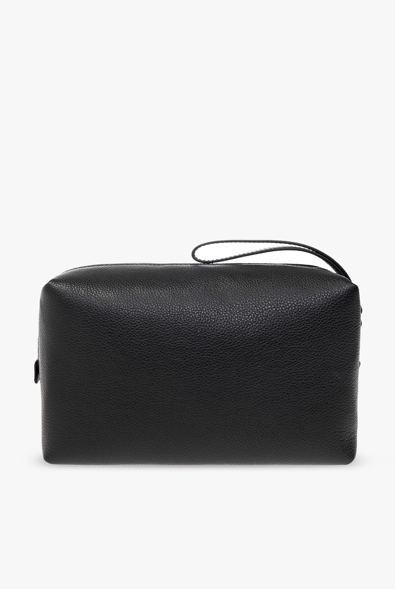 Shop Dsquared2 Wash Bag With Logo In Black