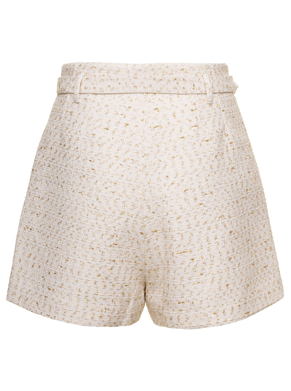 Self-portrait Structured Bouclé Shorts