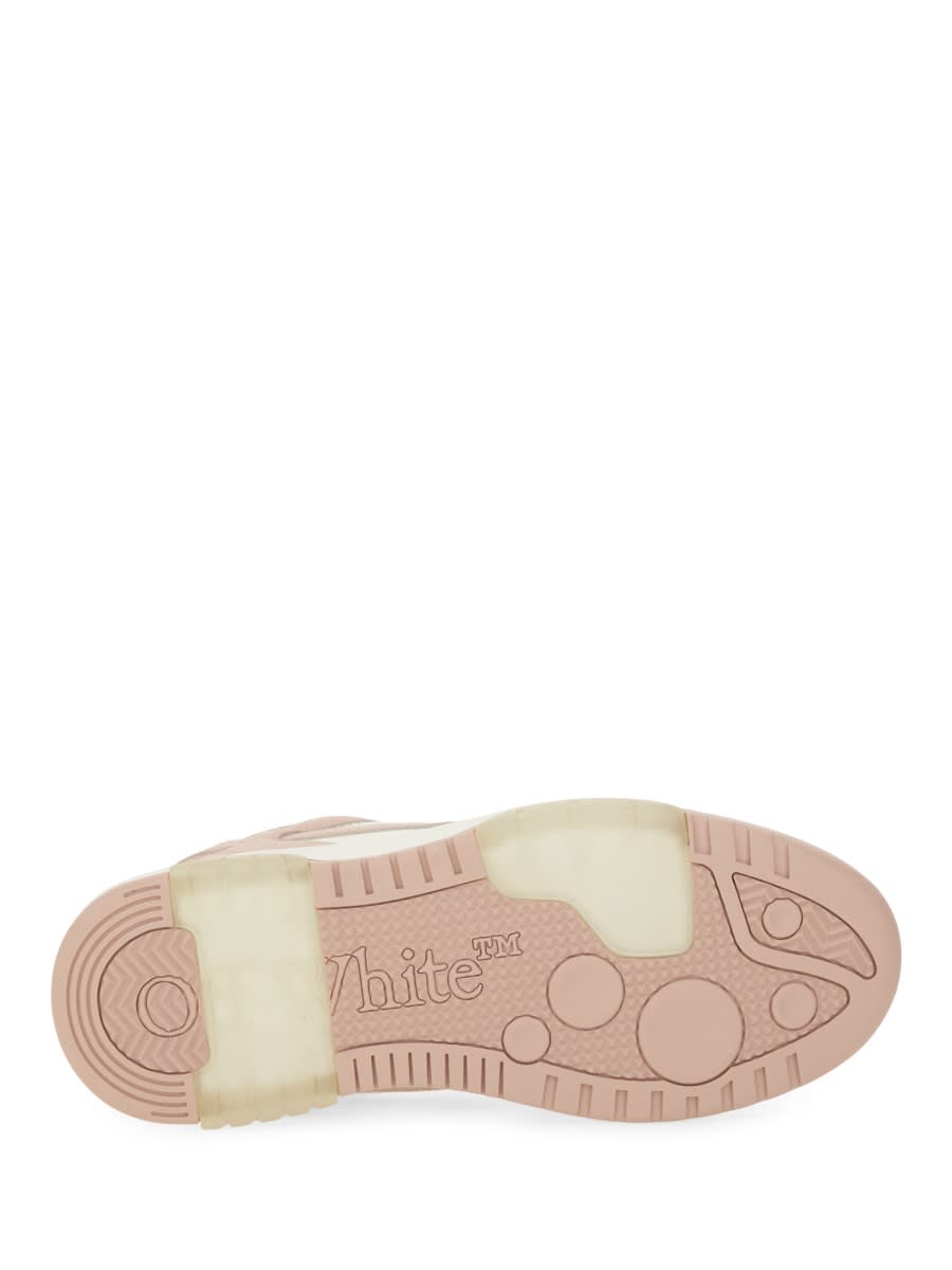 Off-white 30mm Out Of Office Leather Sneakers In Animal Print