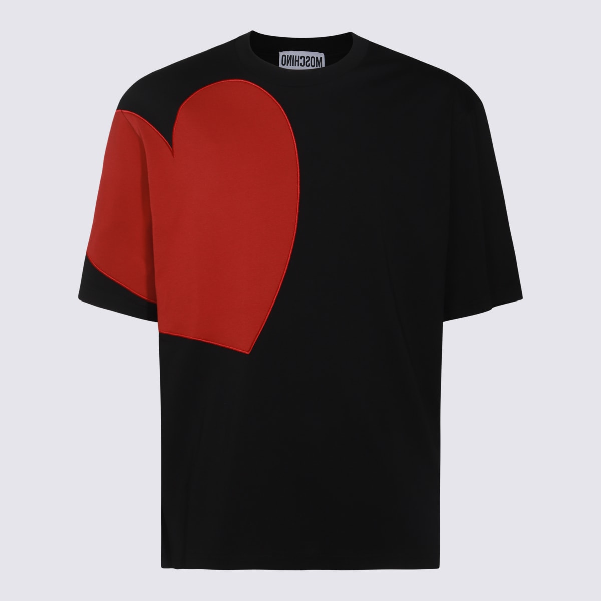 Black And Red Cotton T-shirt