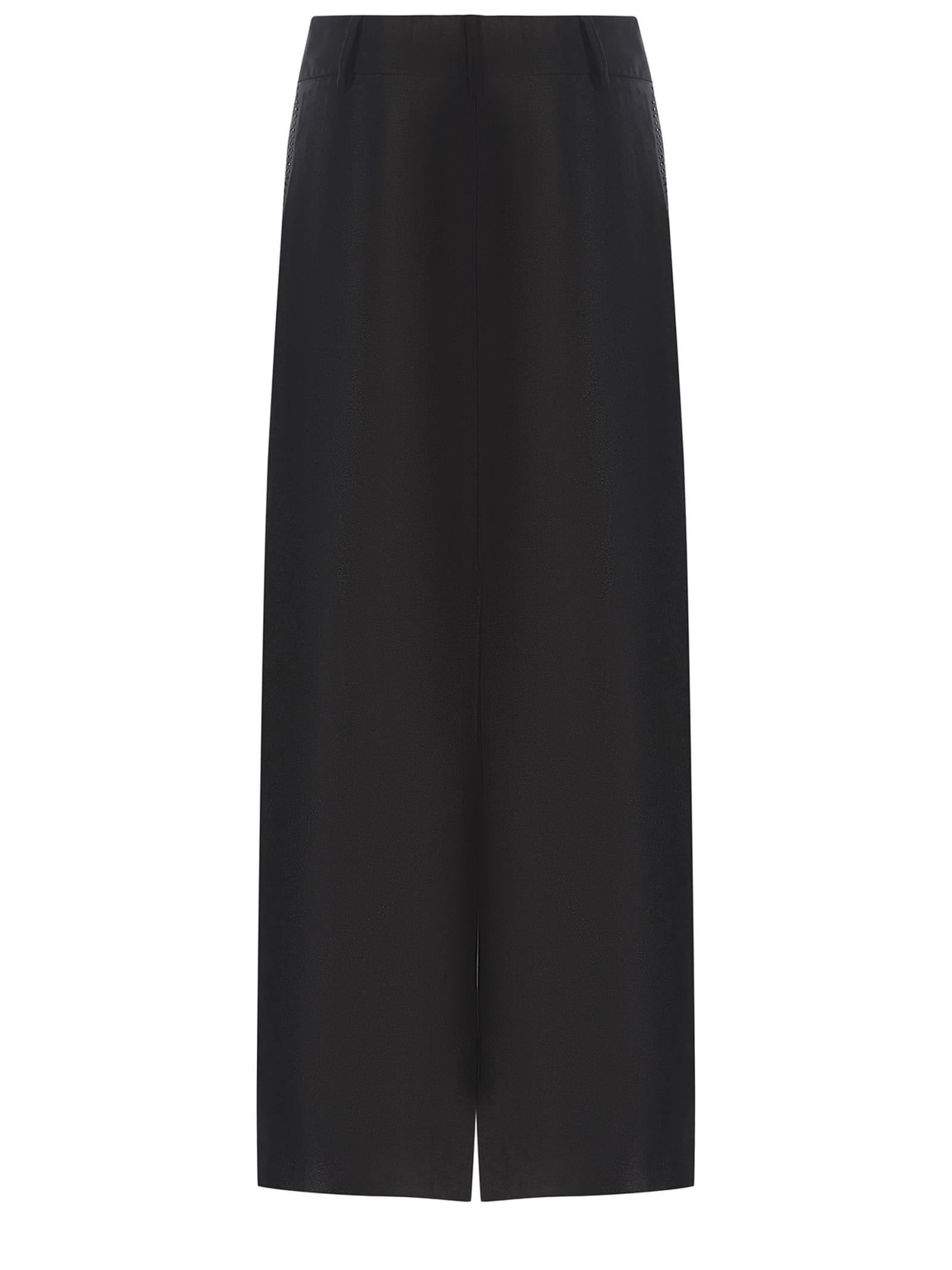 Shop Rotate Birger Christensen Skirt Rotate Made Of Viscose Blend In Nero