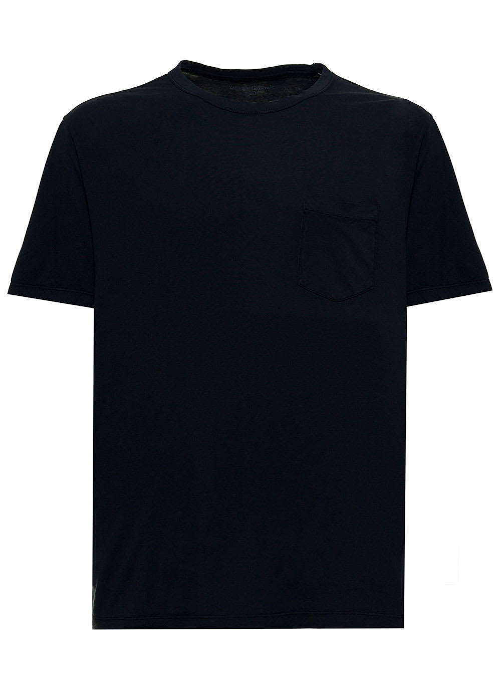 Officine Générale Blue Lyocell Blend Short Sleeved T-shirt