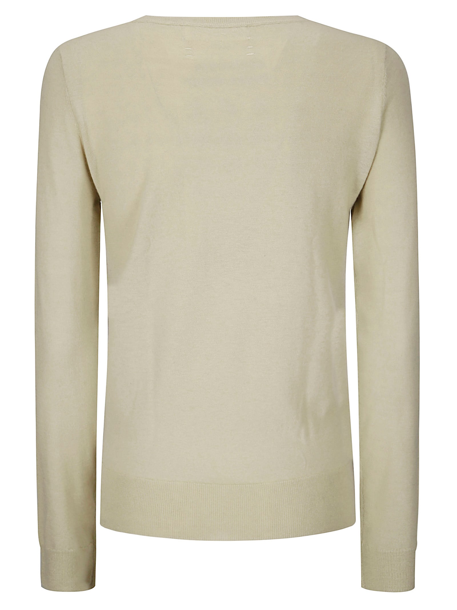Extreme Cashmere Merino Wool And Cashmere Ribbed Misses Sweater In Green