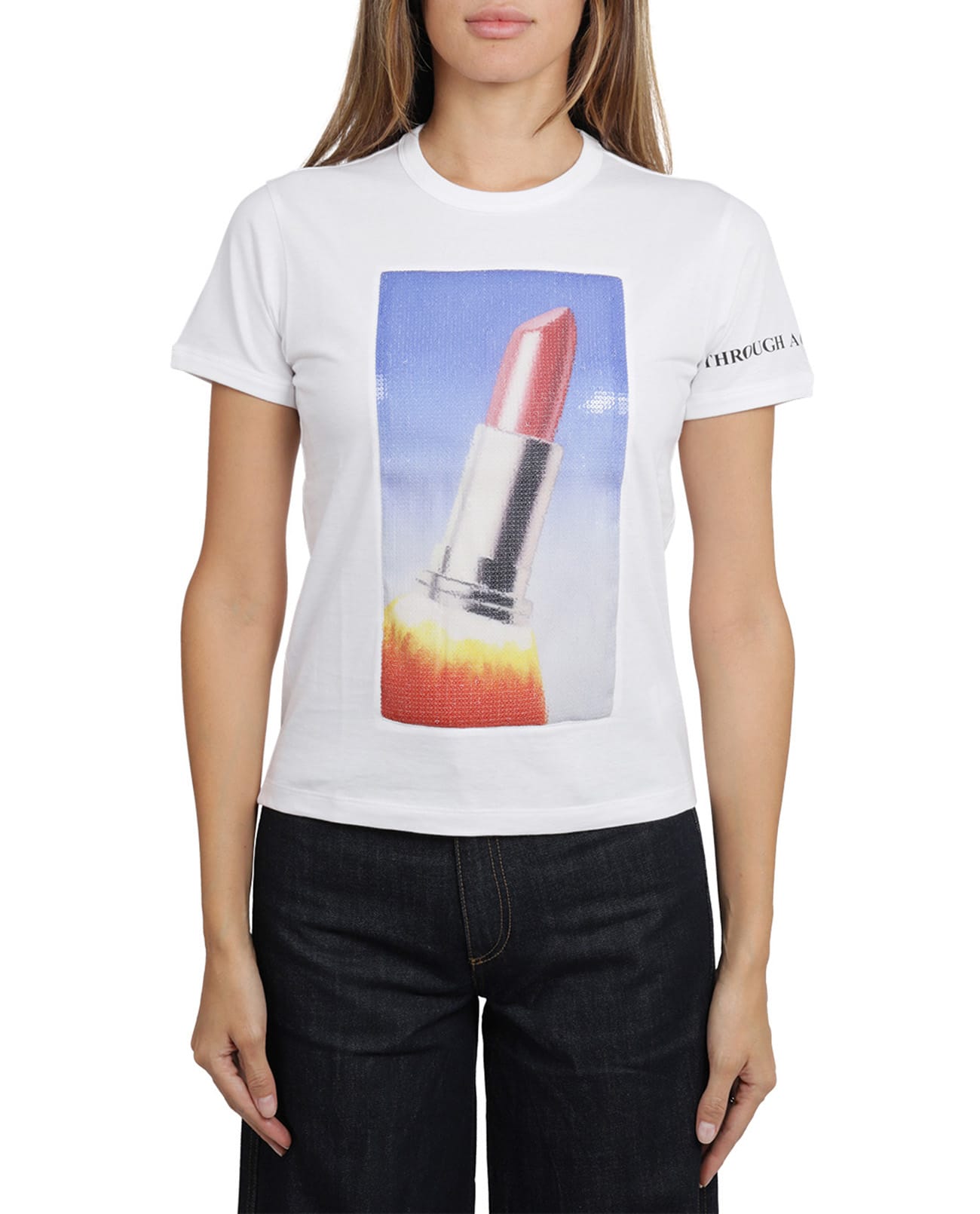Lanvin White Lipstick T-shirt