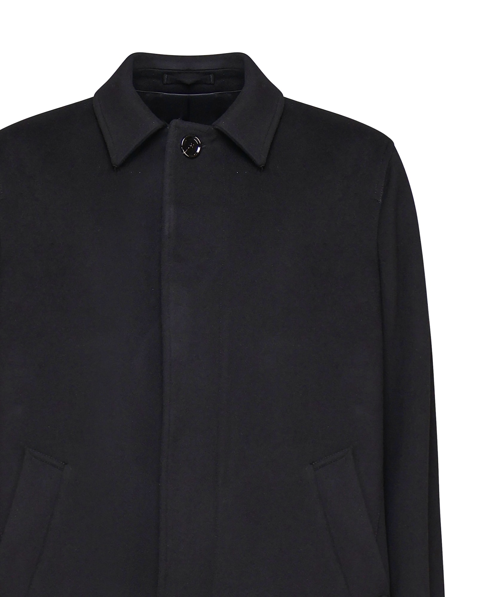 Shop Lardini Rainproof Trench In Black