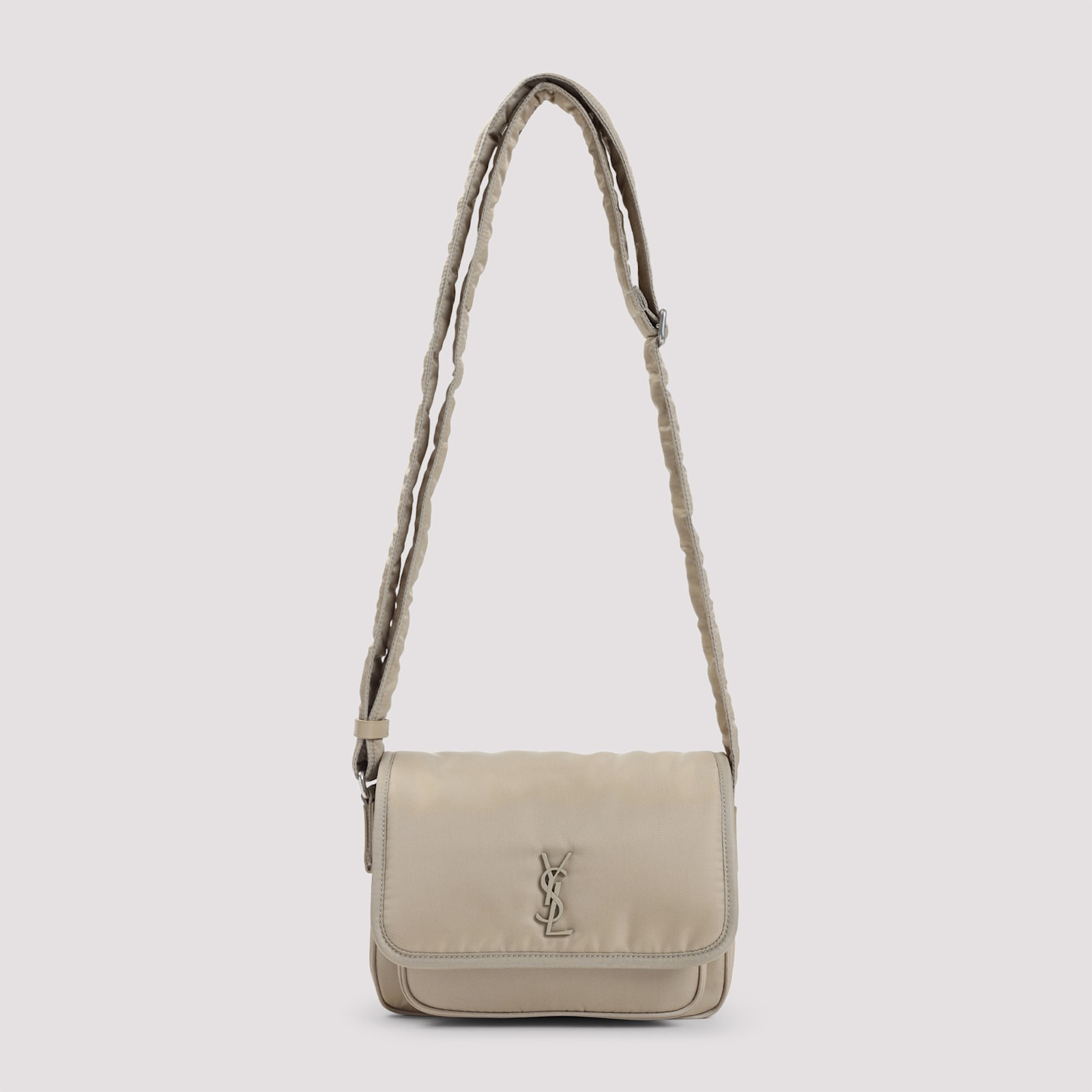Saint Laurent Niki S Shoulder Bag In Gray