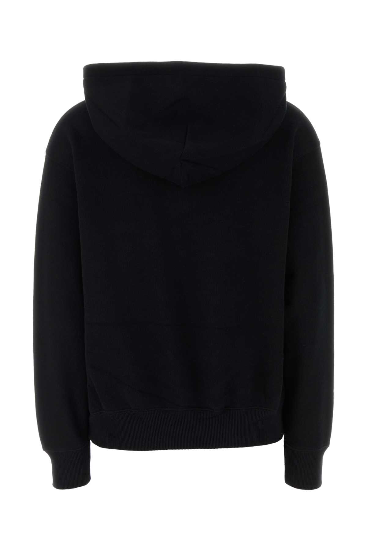 Polo Ralph Lauren Black Cotton Sweatshirt In Black