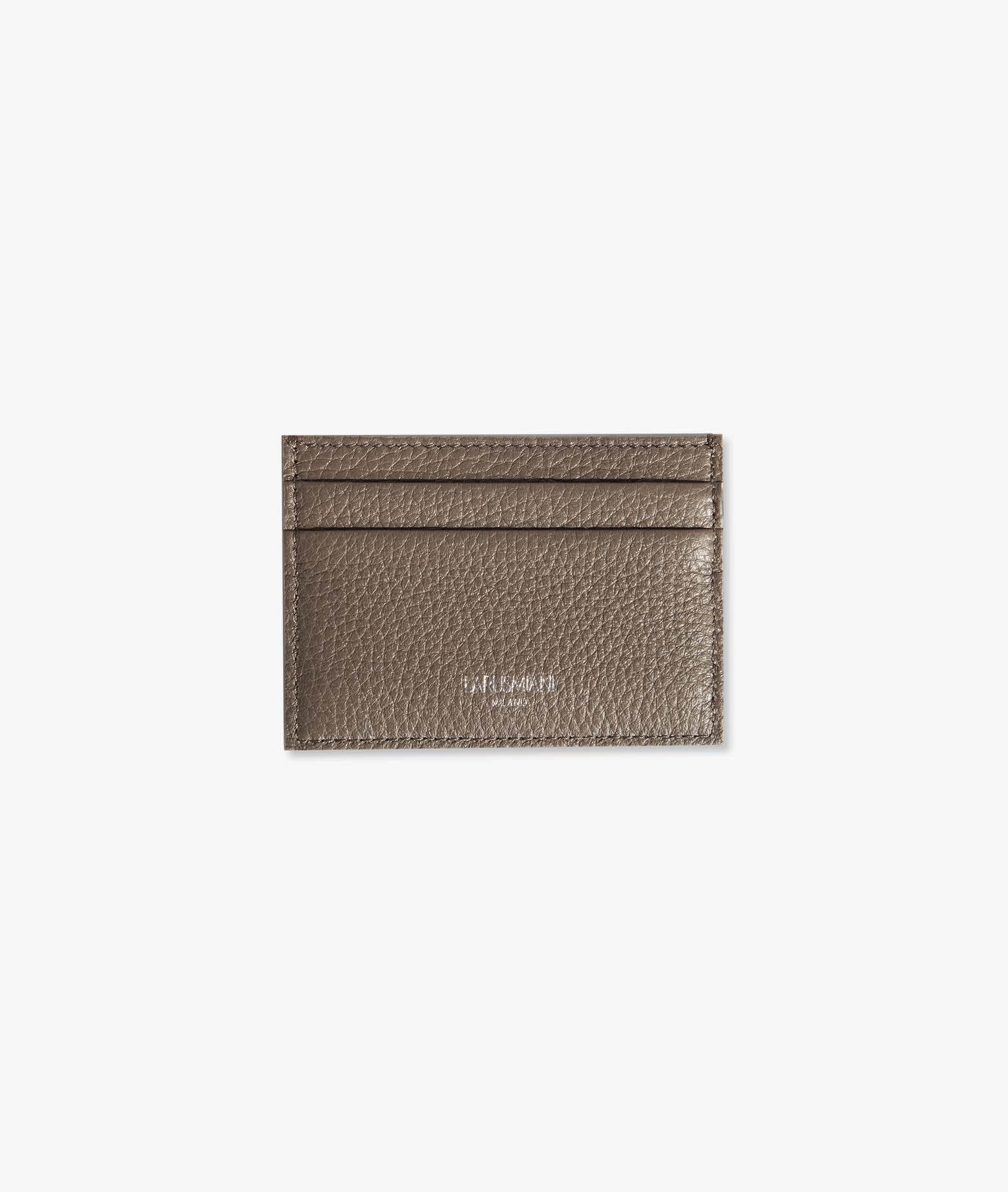 Shop Larusmiani Card Holder Value Wallet In Beige