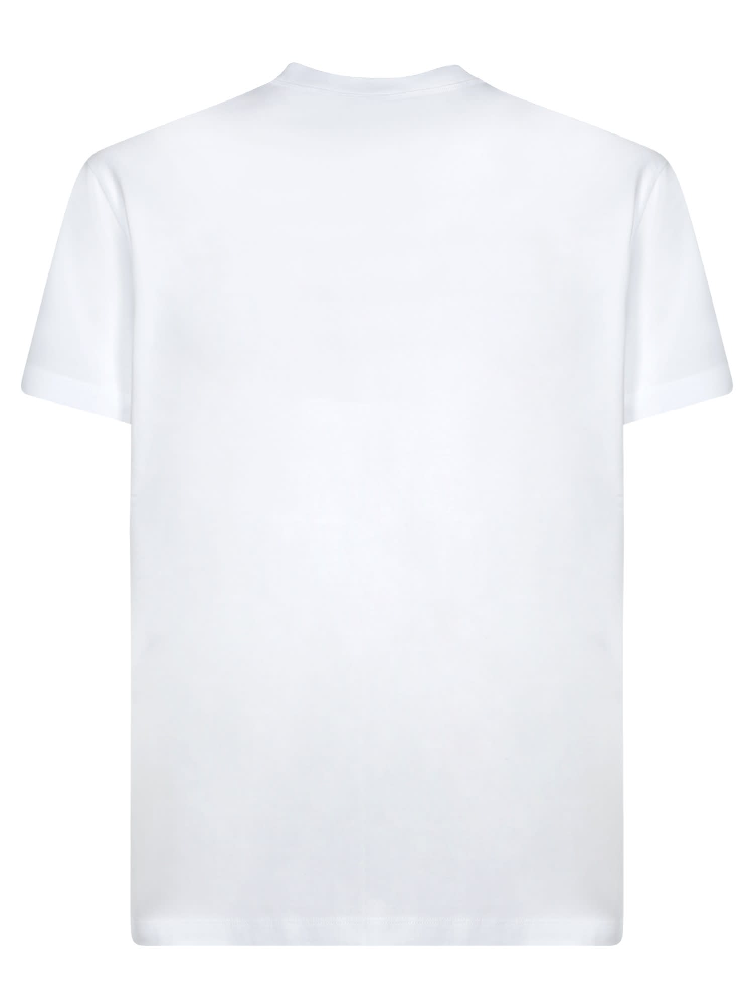 Shop Dsquared2 D2 Logo White T-shirt