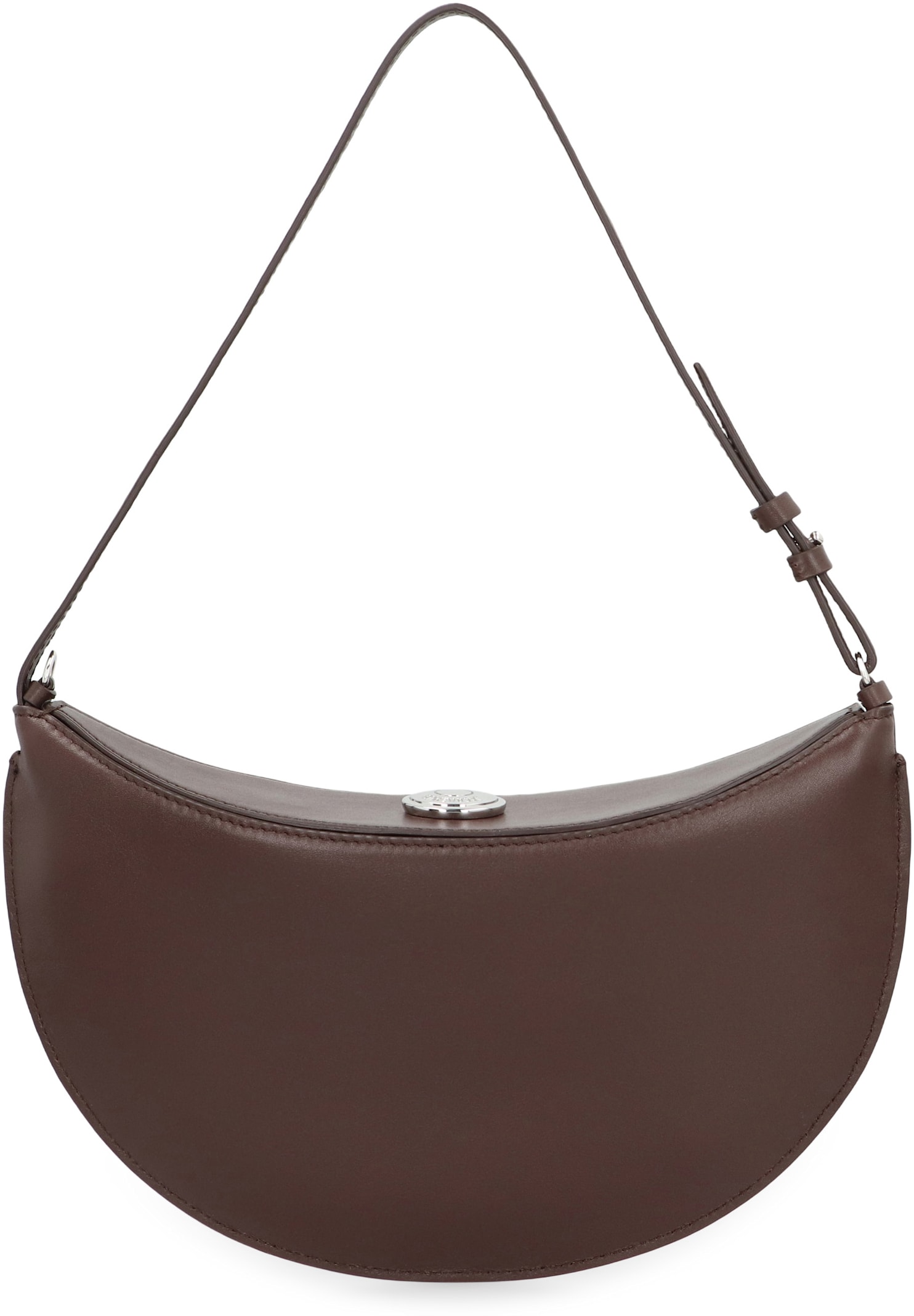 Jacquemus Decorated With A Graphic Pattern And Drawstring Closure. In Brown