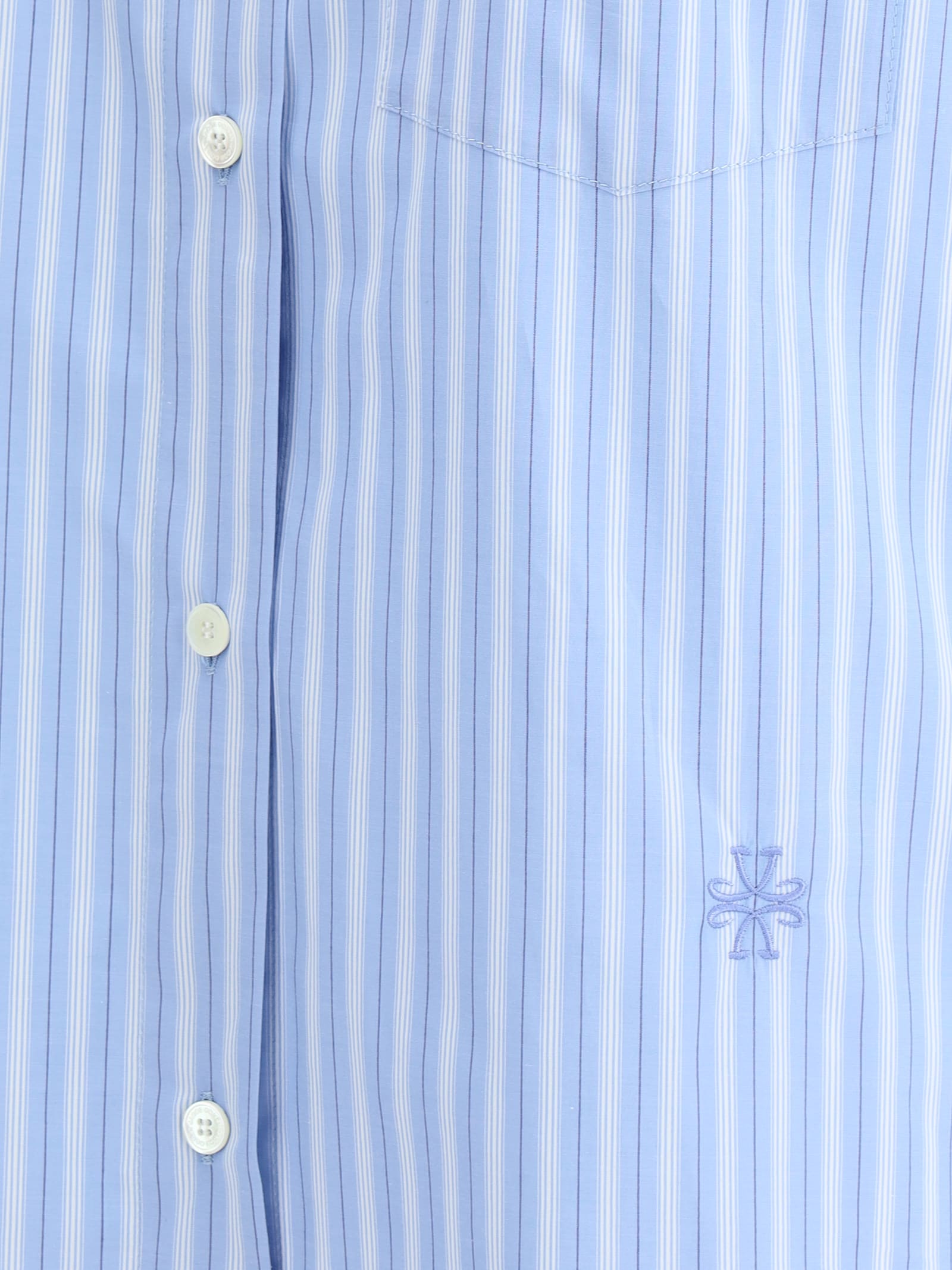 Jacob Cohen Women Camicia Con Taschino Riga In Multicolor