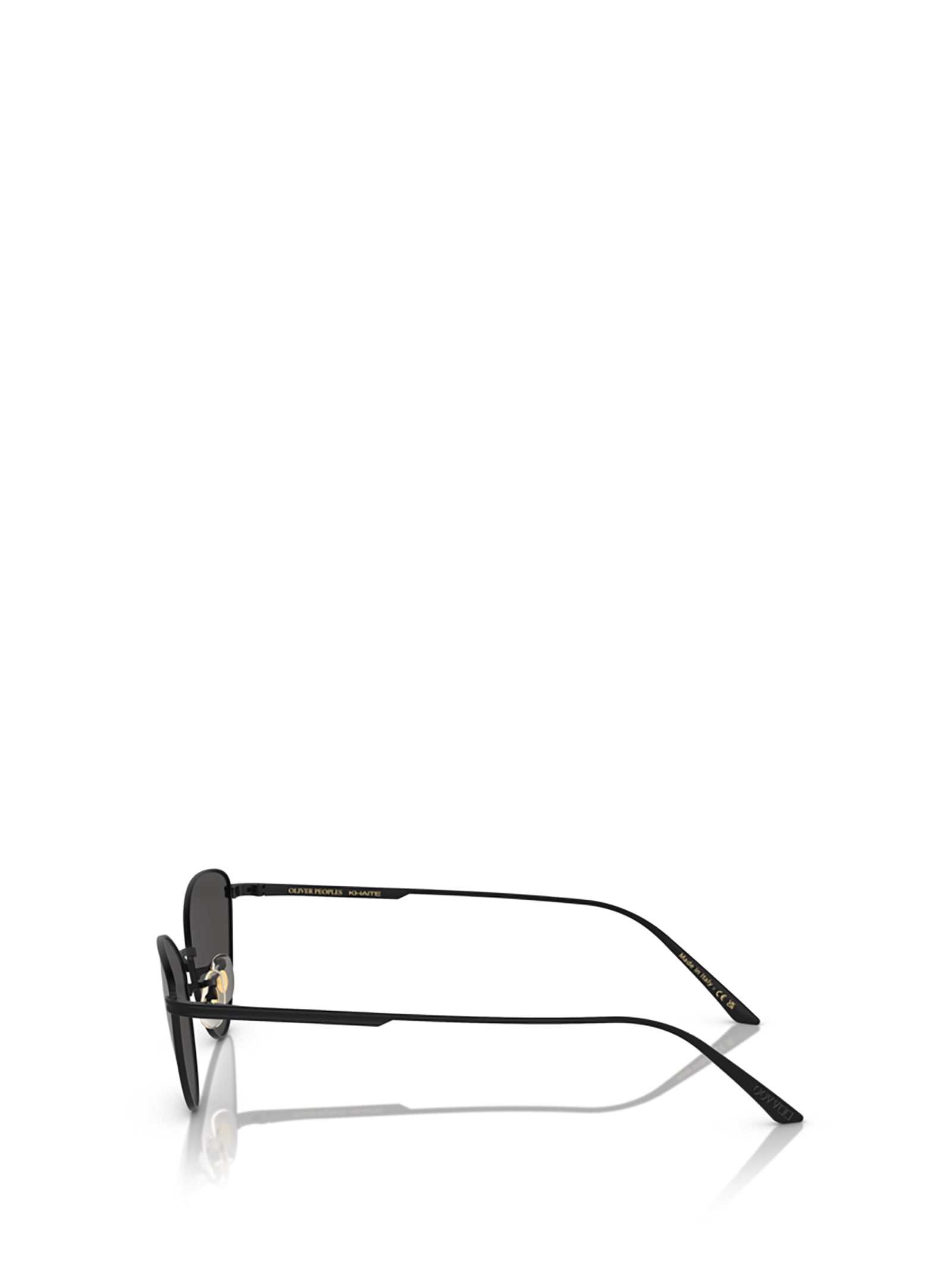 Shop Oliver Peoples Ov1328s Matte Black Sunglasses
