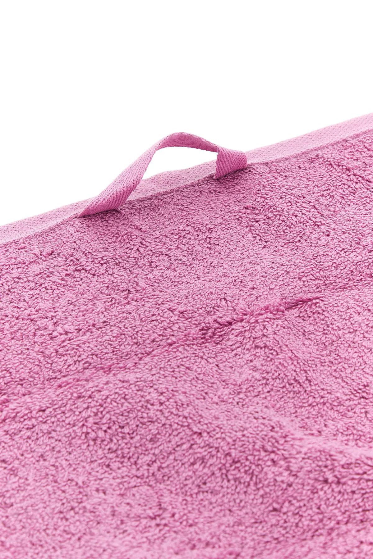Tekla Dark Pink Terry Towel In Pink