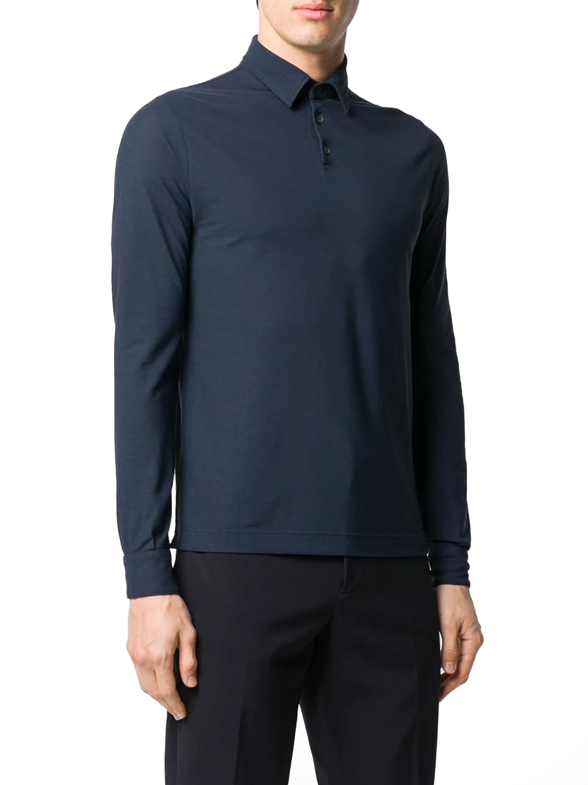 ZANONE LONG SLEEVES POLO