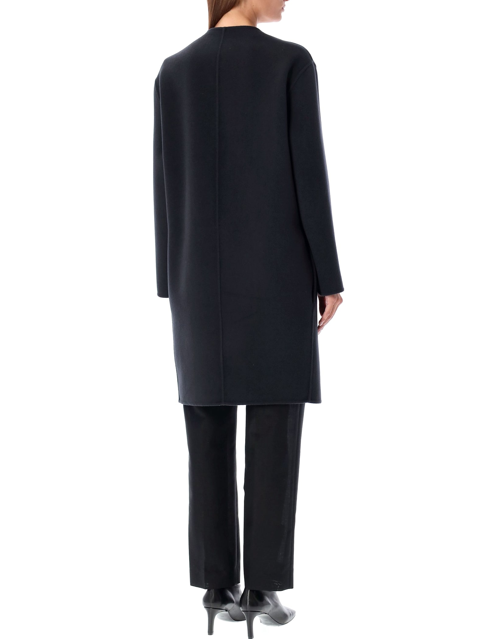 Shop Philosophy Di Lorenzo Serafini Double Breasted Coat In Grigio