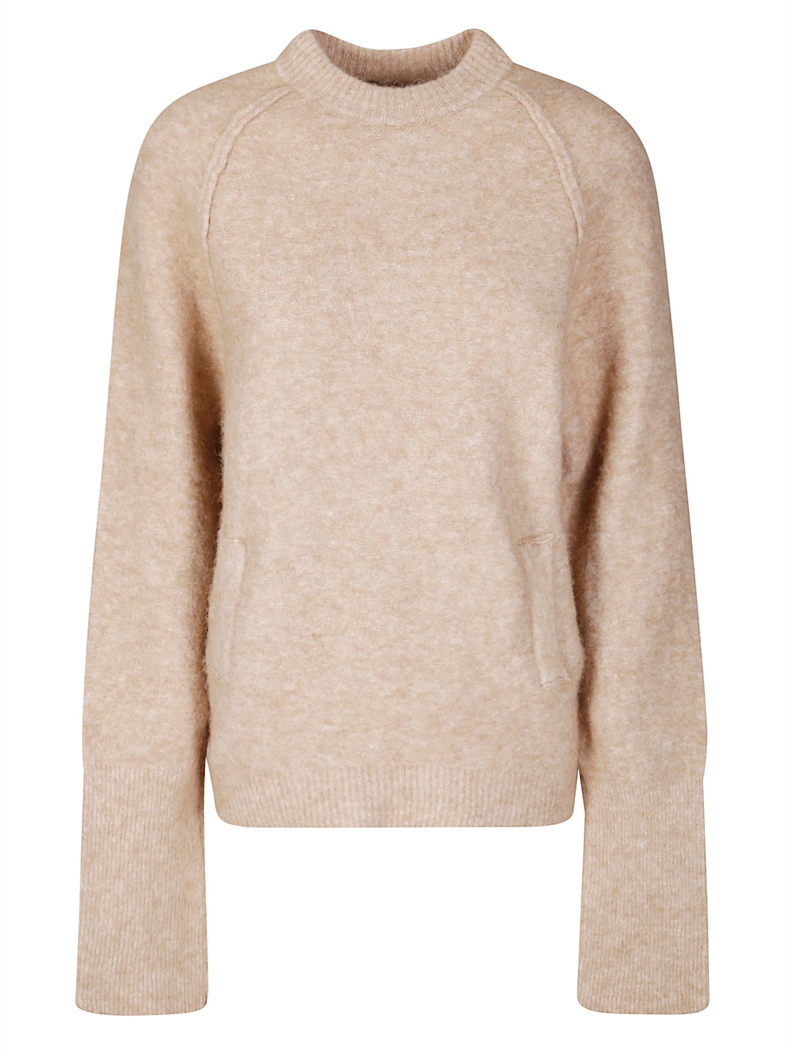 Jejia Carla Raglan-sleeve Jumper In Neutral
