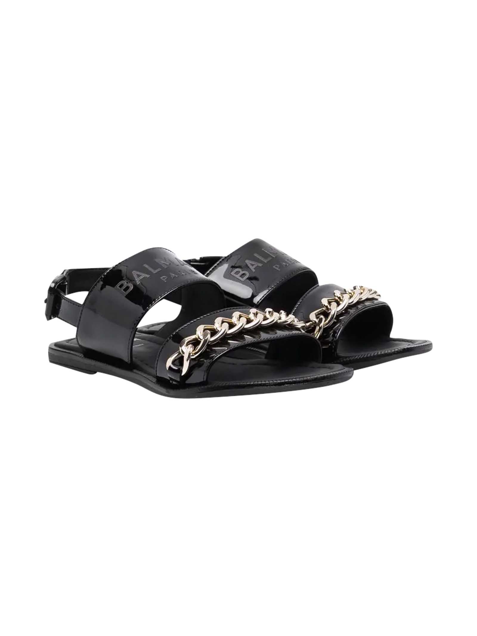 Balmain Sandals With Chain Detail